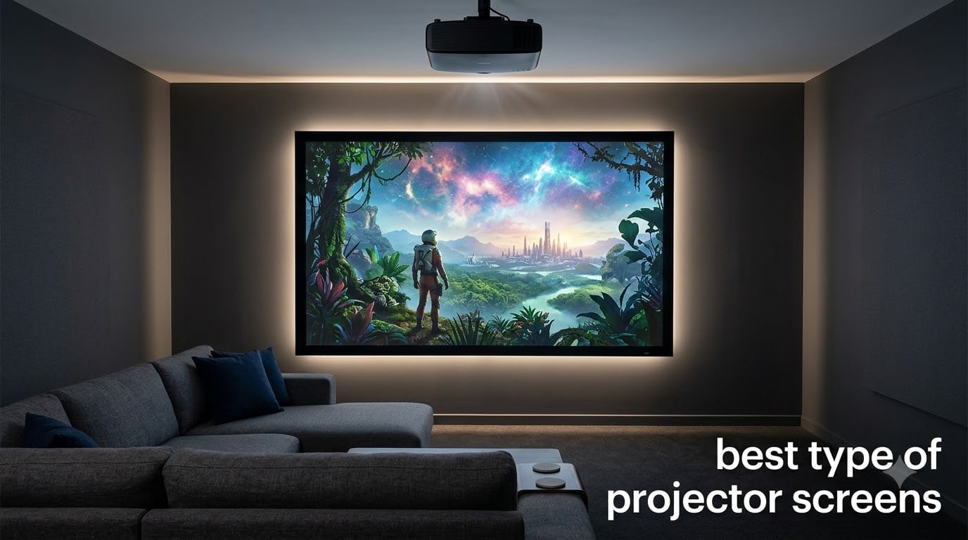 best type of projector screens