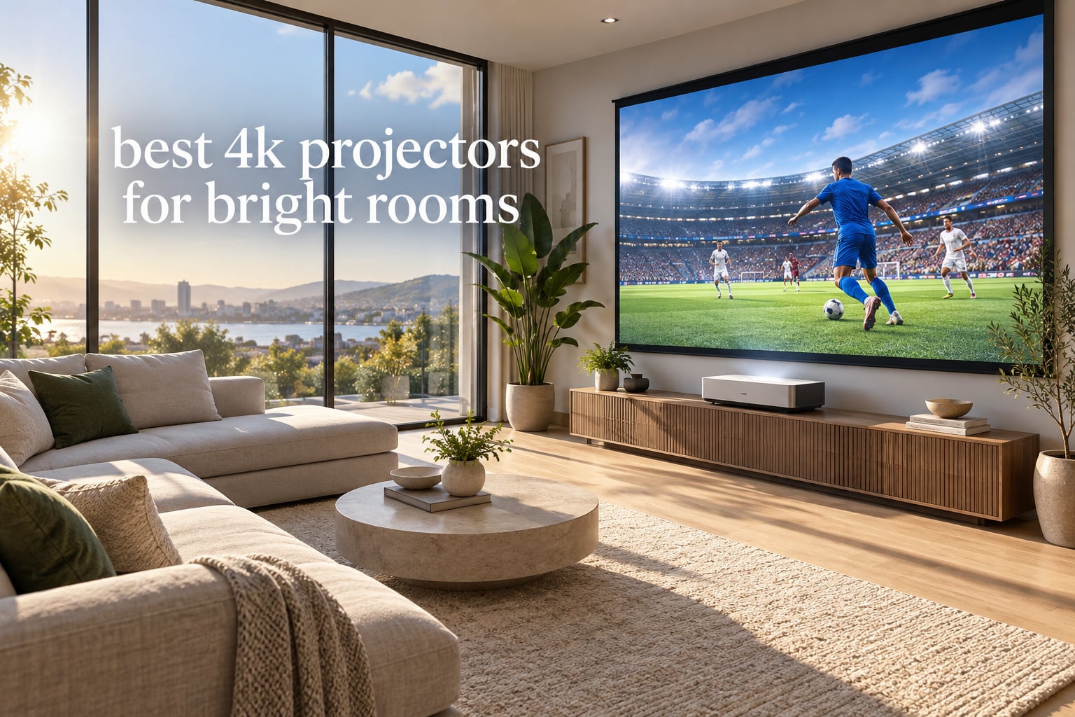 best 4k projectors for bright rooms