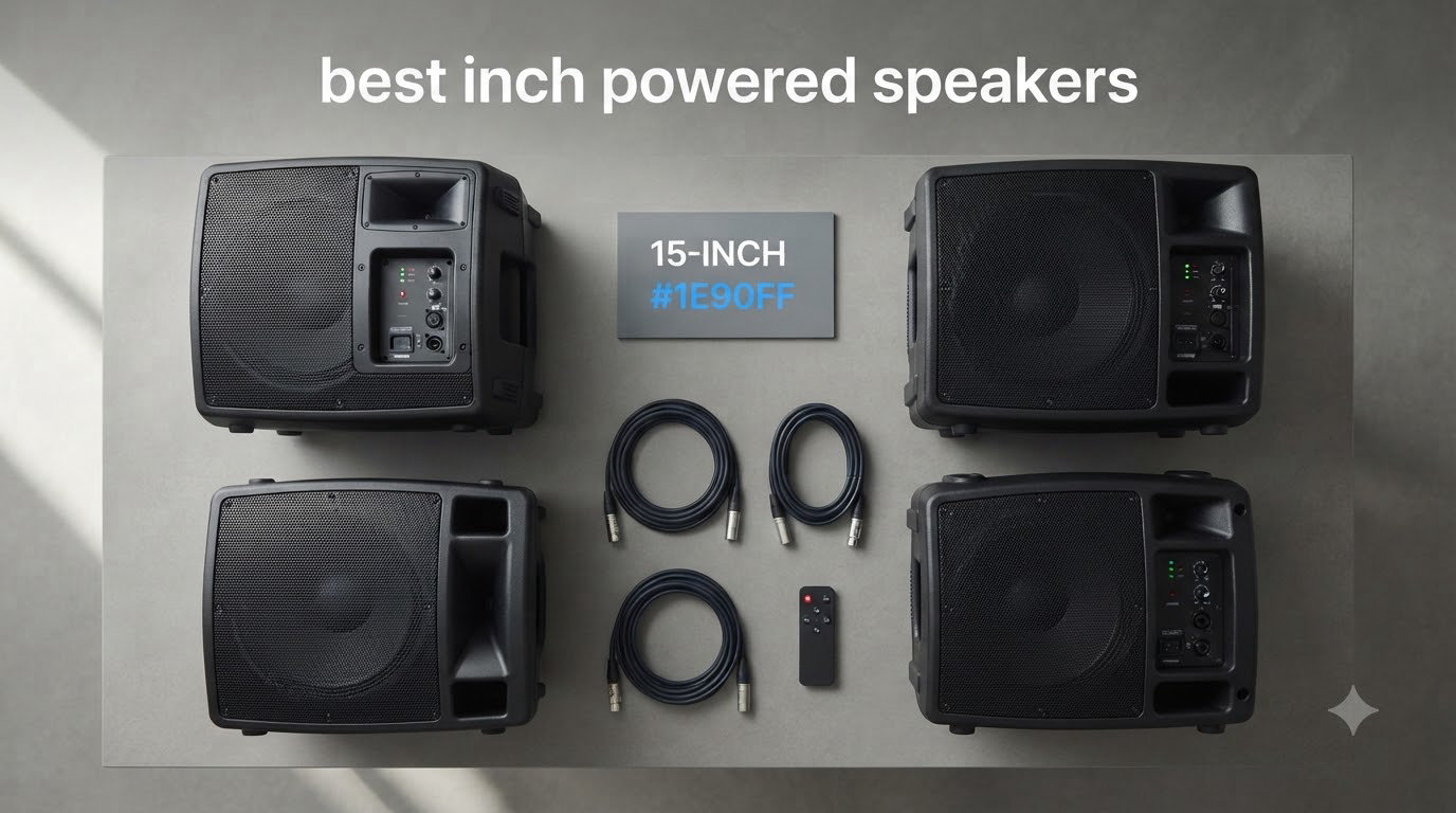 best 15 inch powered speakers