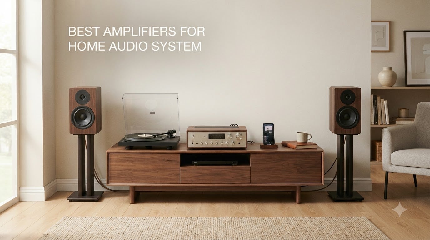 best amplifiers for home audio system