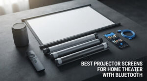 best projector screens for home theater with bluetooth