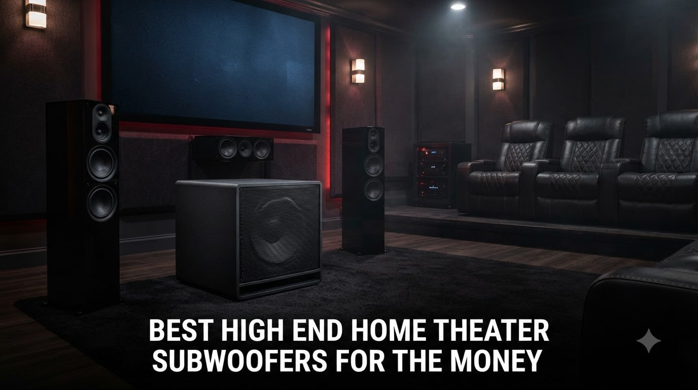 best high end home theater subwoofers for the money