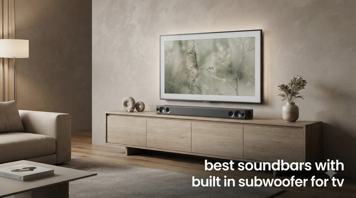 best soundbars with built in subwoofer for tv