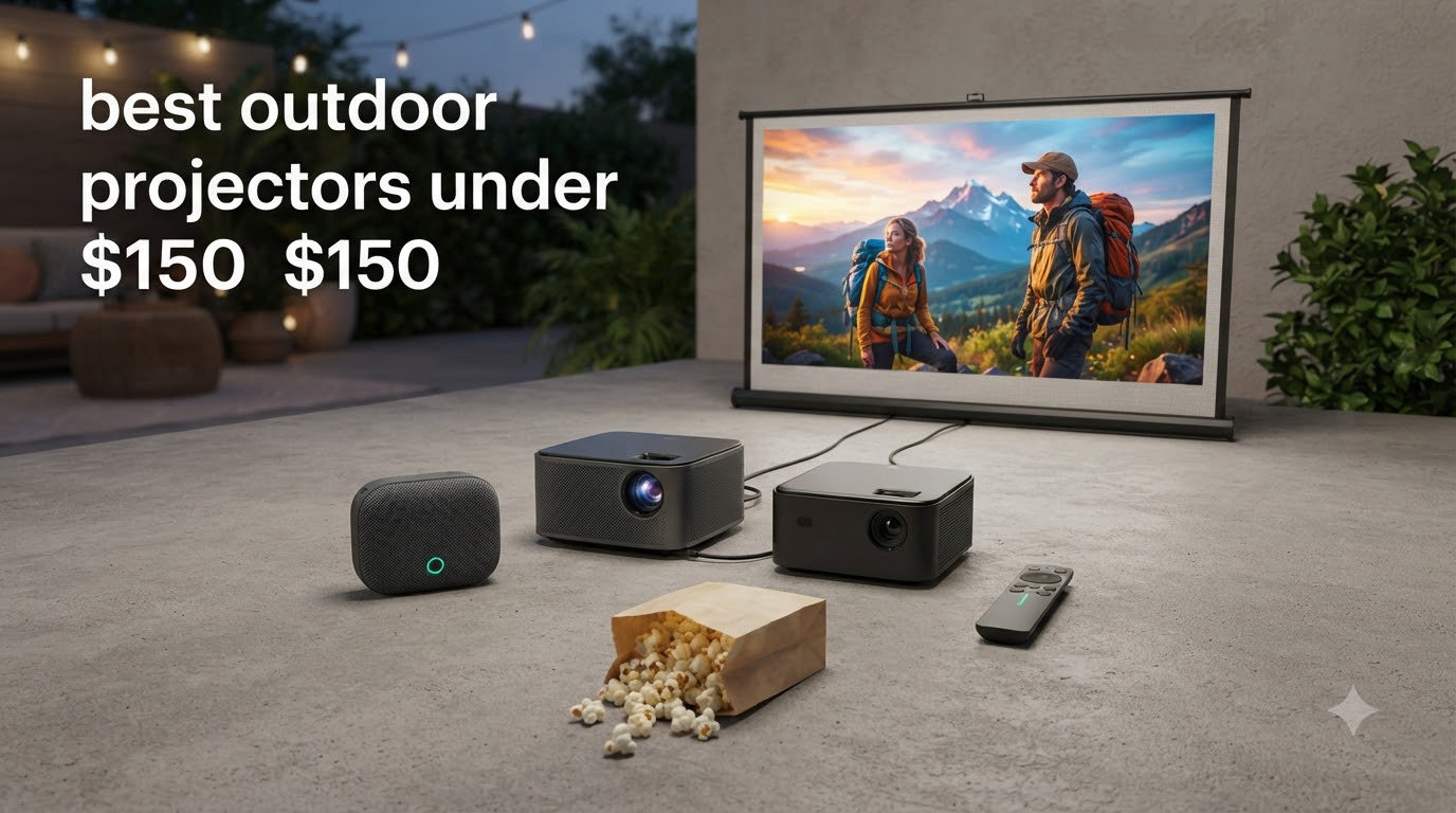 best outdoor projectors under $150