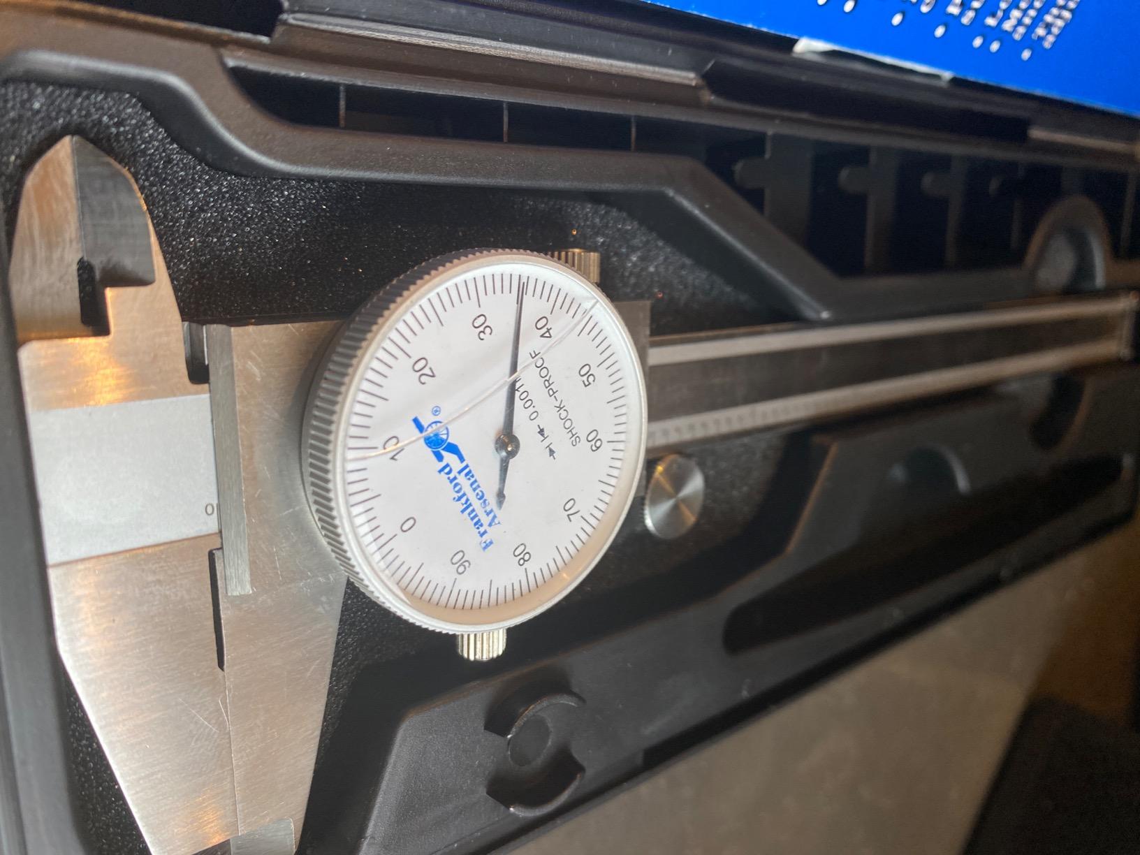 Frankford Arsenal Stainless Steel Dial Caliper with Case for Reloading,silver customer photo 2