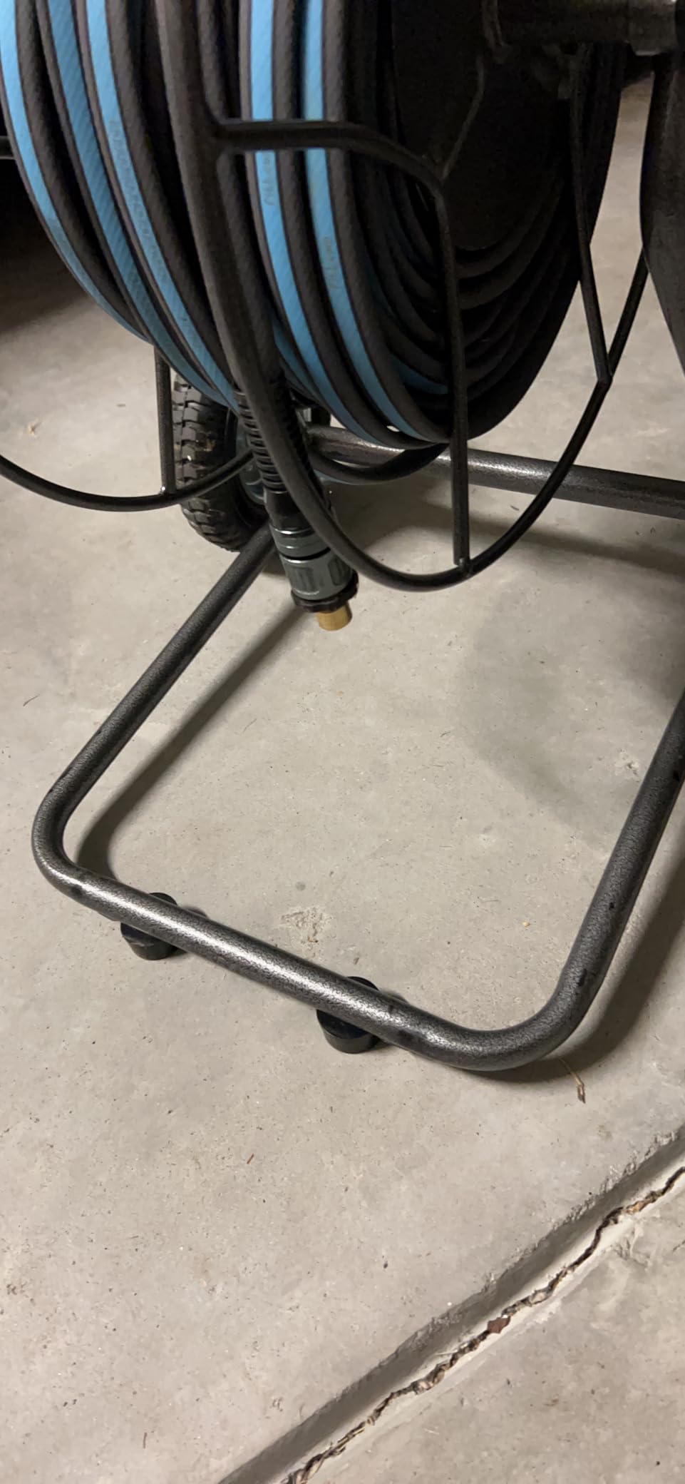 Yard Butler Hose Cart, Metal Hose Caddy, 2 Wheels, 200 Feet customer photo 2