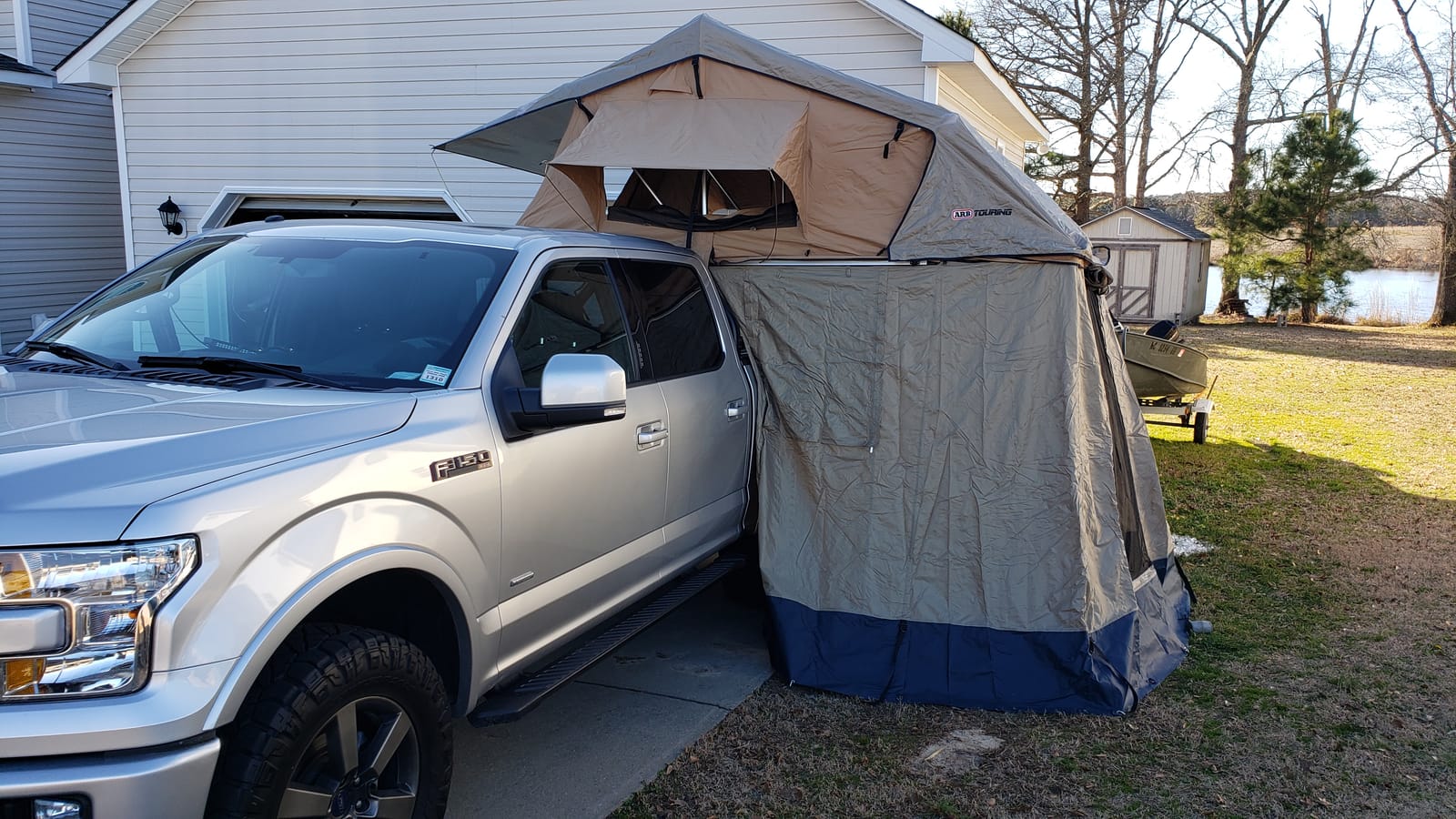 ARB 804100 Simpson III Brown Rooftop Tent Annex/Changing Room customer photo 1