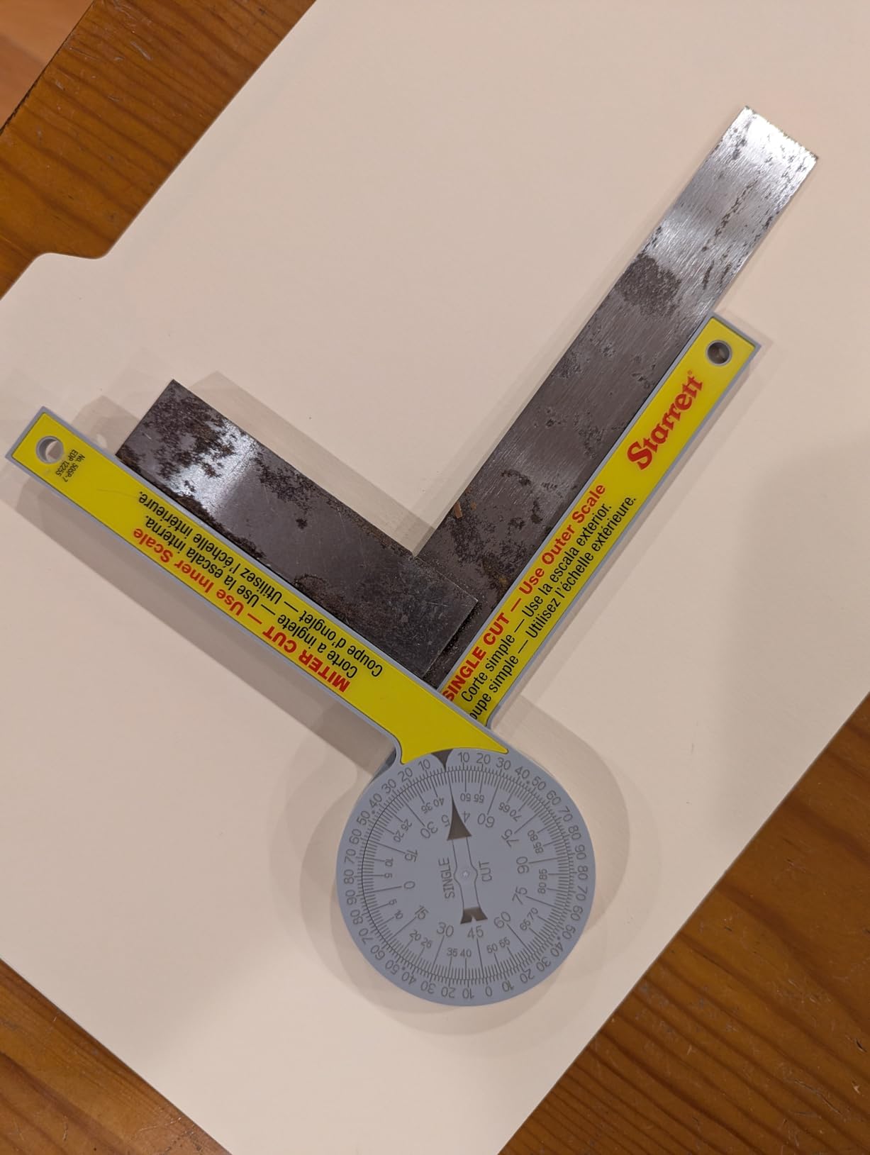 Starrett ProSite Miter Protractor, 7