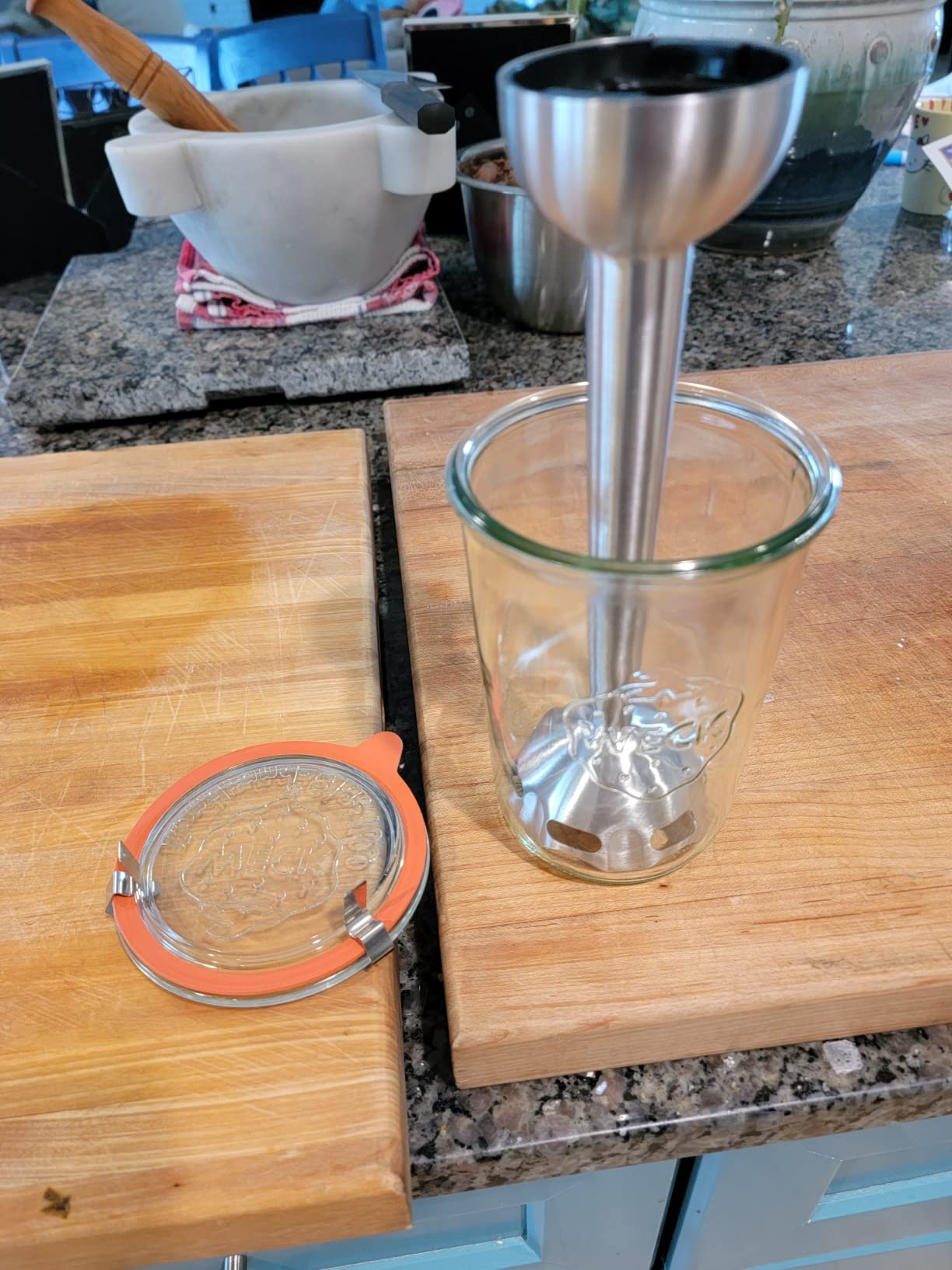All-Clad Electrics Stainless Steel Immersion Blender 2 Piece Turbo Function 600 Watts Detachable, Variable Speed Control, Hand Blander, 9-1/4-inch customer photo 1