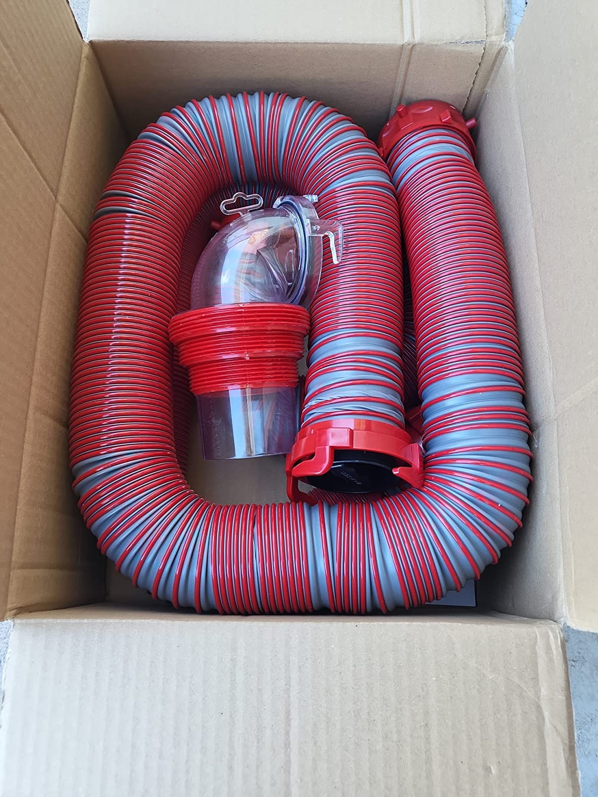 Valterra Viper 20-Foot RV Sewer Hose Kit, Universal Sewer Hose for RV Camper, Includes 2 Attachable 10-Foot Hoses with Rotating Fittings, 90 Degree ClearView Sewer Adapter and 4 Drip Caps customer photo 1