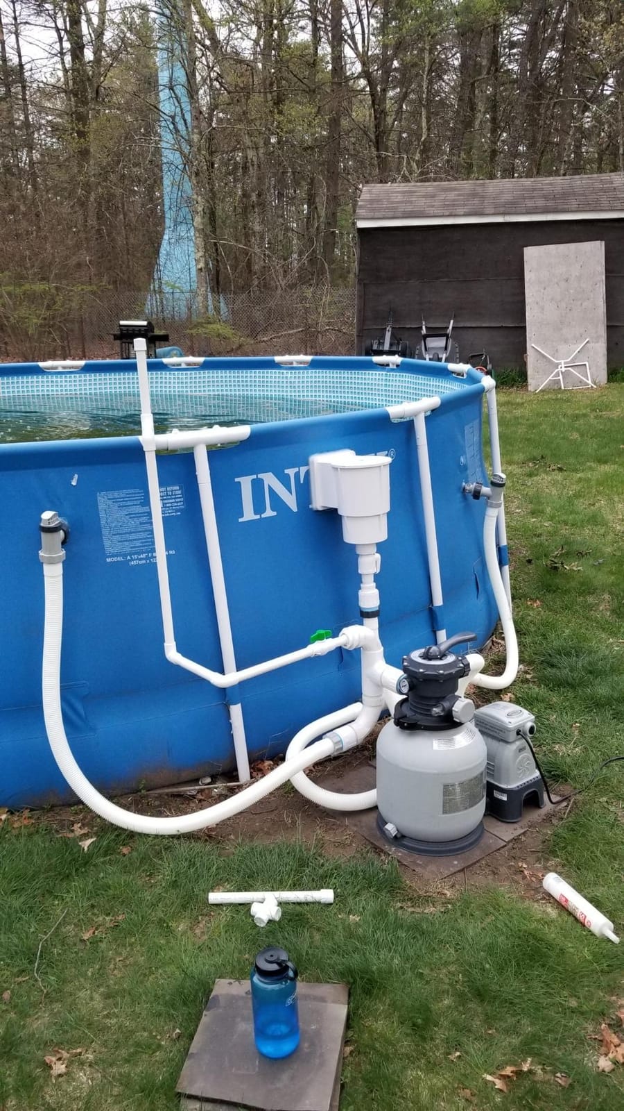 Intex Krystal Clear Sand Filter Pump for Above Ground Pools, 12-inch, 110-120V with GFCI customer photo 1