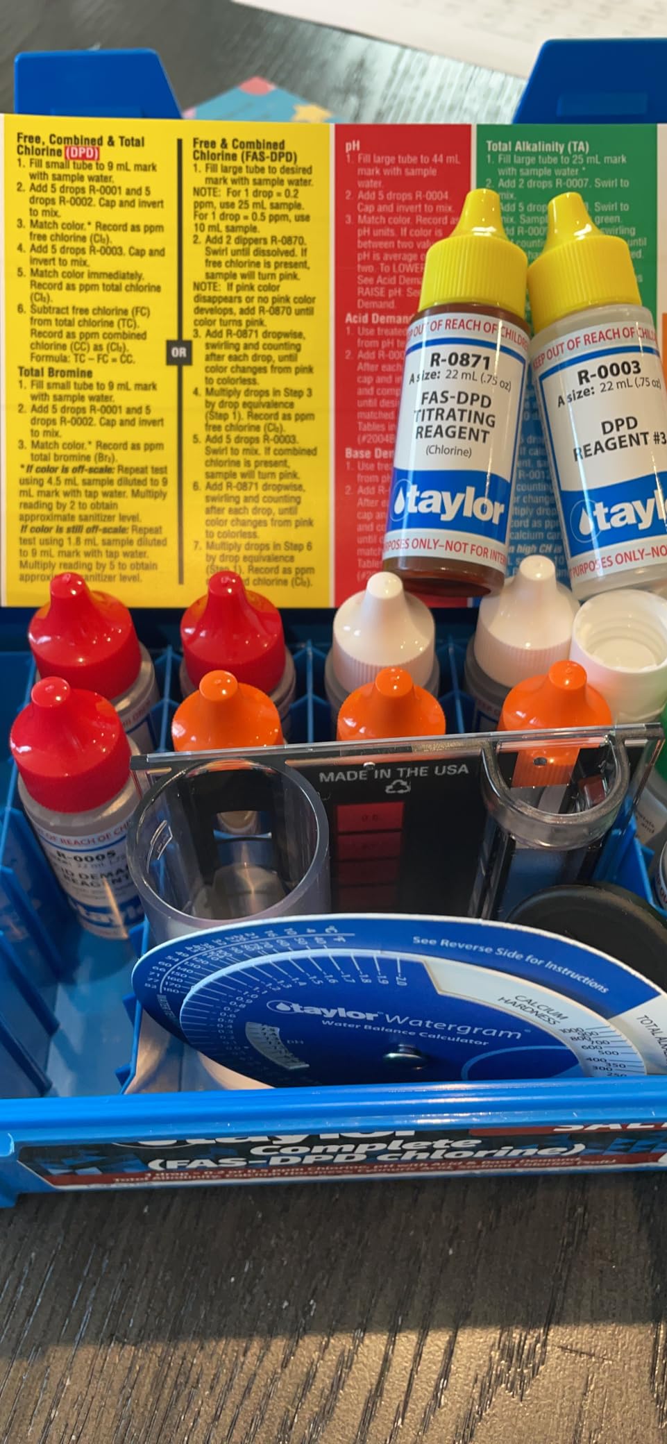 Taylor Technologies K-2006-SALT FAS-DPD, 9-in-1 Saltwater Pool Test Kit customer photo 2