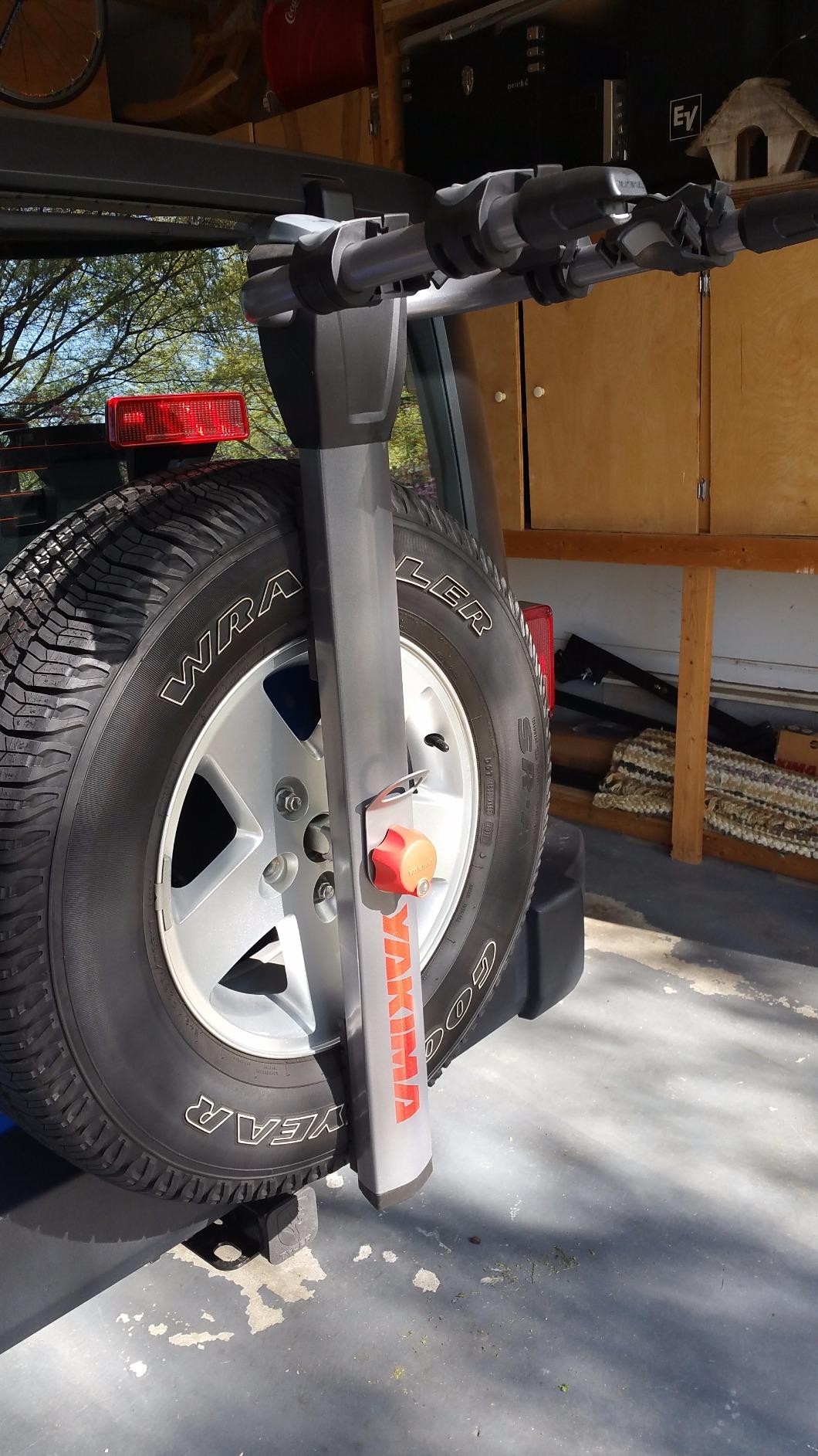 Yakima - SpareRide Bike Rack for Rear Mounted Spare Tires, 2 Bike Capacity customer photo 1