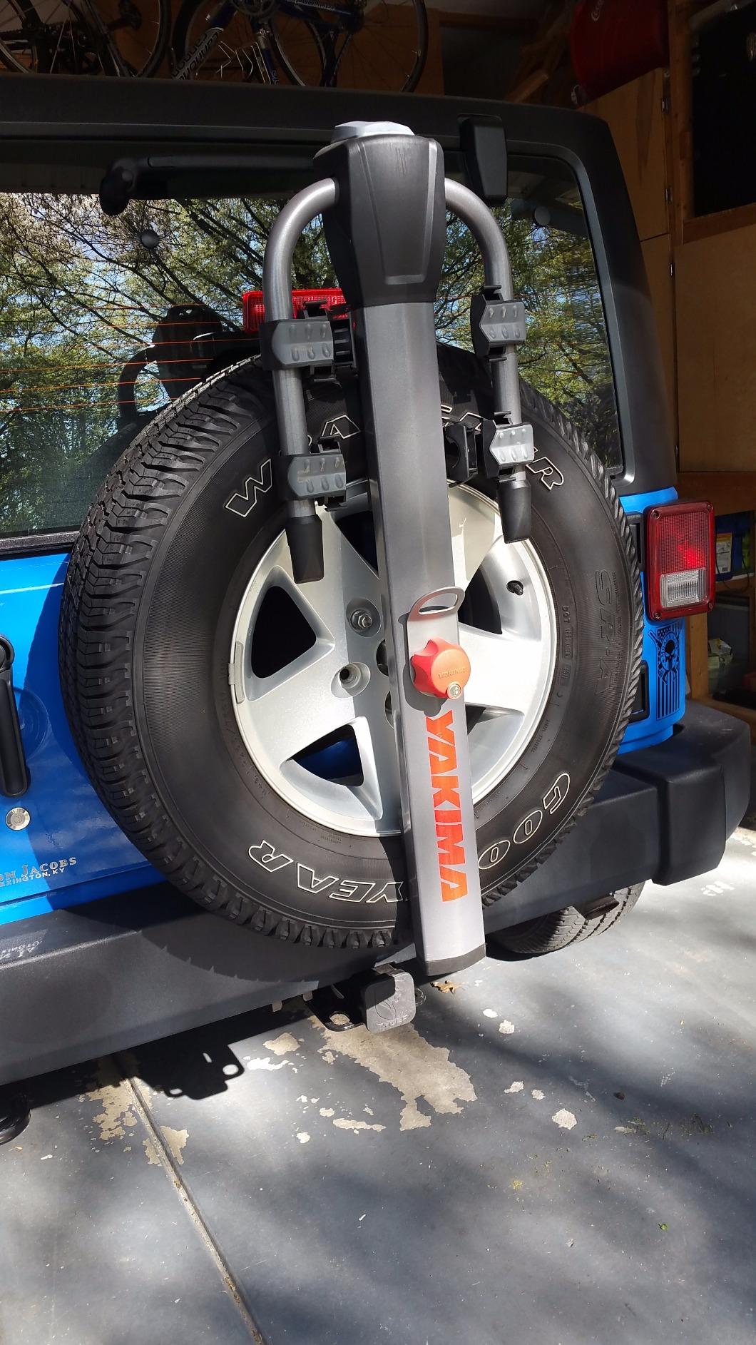 Yakima - SpareRide Bike Rack for Rear Mounted Spare Tires, 2 Bike Capacity customer photo 2