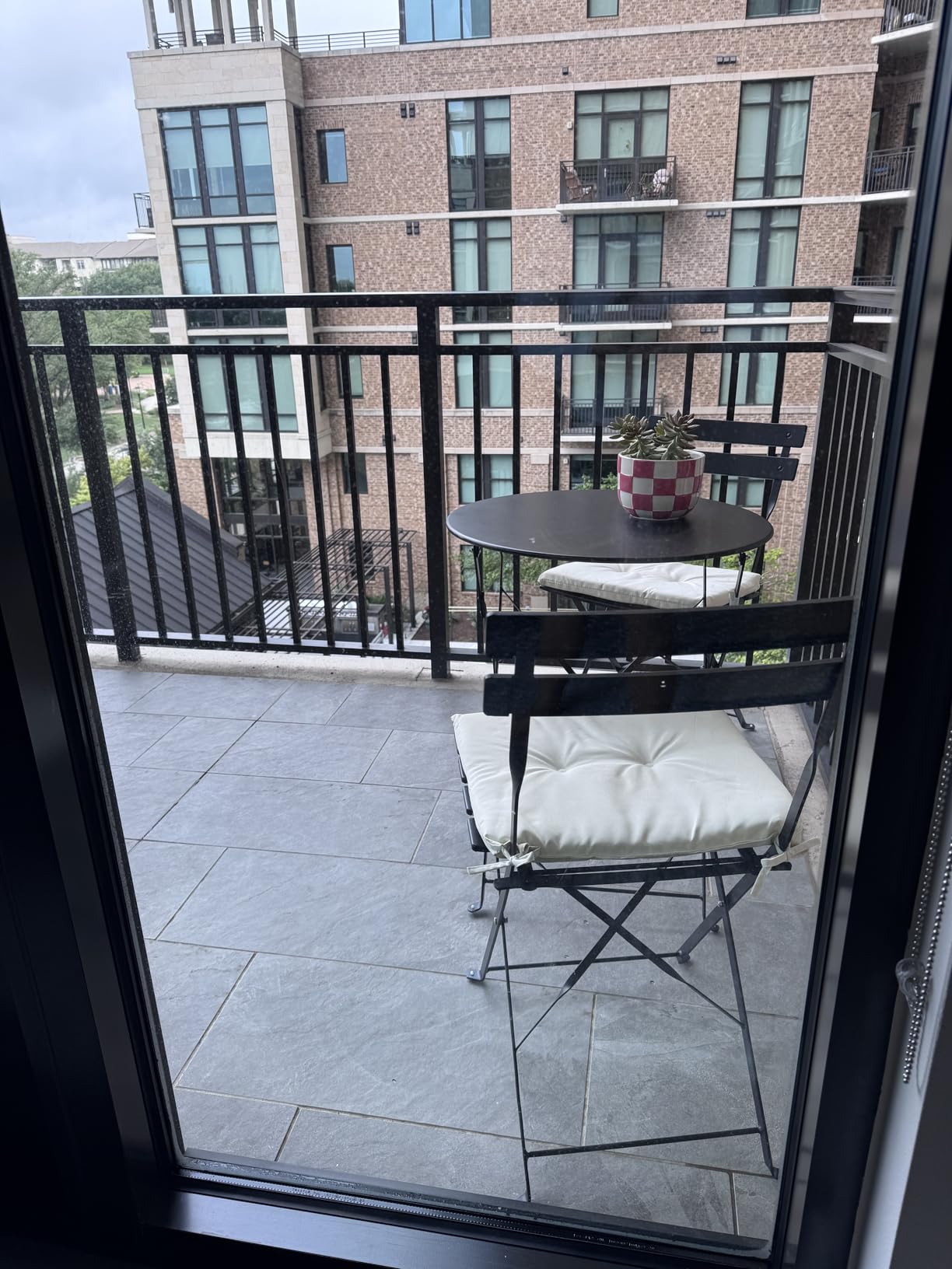 Grand Patio 3 Piece Folding Patio Bistro Set for Outdoor Balcony, Red customer photo 1
