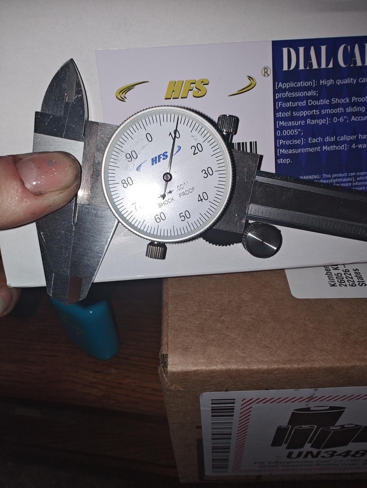 HFS Imperial 0-6 Inch Dial Caliper, ±0.001 Inch Accuracy, 4-Way Measuring Tool customer photo 2