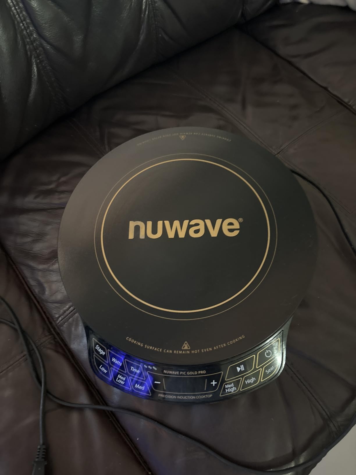 Nuwave Gold Precision Induction Cooktop, Powerful w/Large 8” Heating Coil customer photo 2