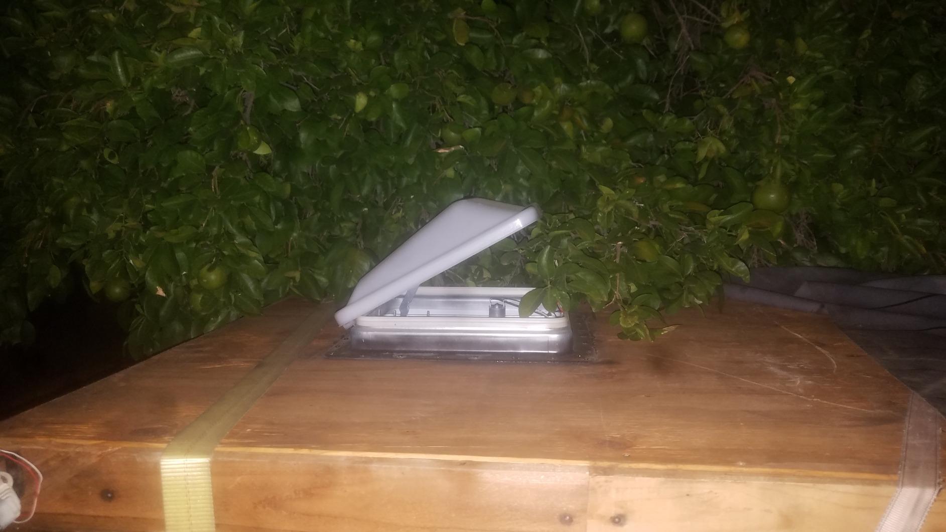 Ventline RV Roof Vent White w/ 12 Volt Fan, Putty & Screws¡­ customer photo 2