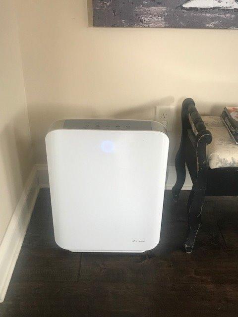 GermGuardian HEPA Air Purifier for Home, Large Rooms up to 1760 Sq. Ft. with HEPA Air Filter & UV-C Light, Zero Ozone Verified, AC5900WCA, White customer photo 2