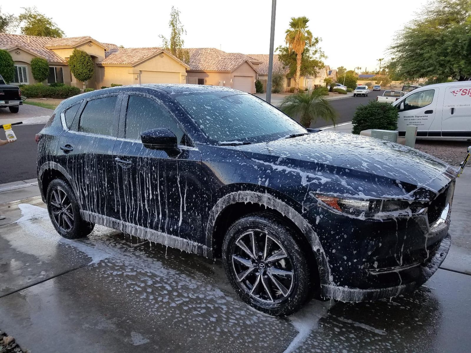 Foam King Car Wash Foam Gun Sprayer, Foam Cannon Garden Hose Soap Sprayer customer photo 2