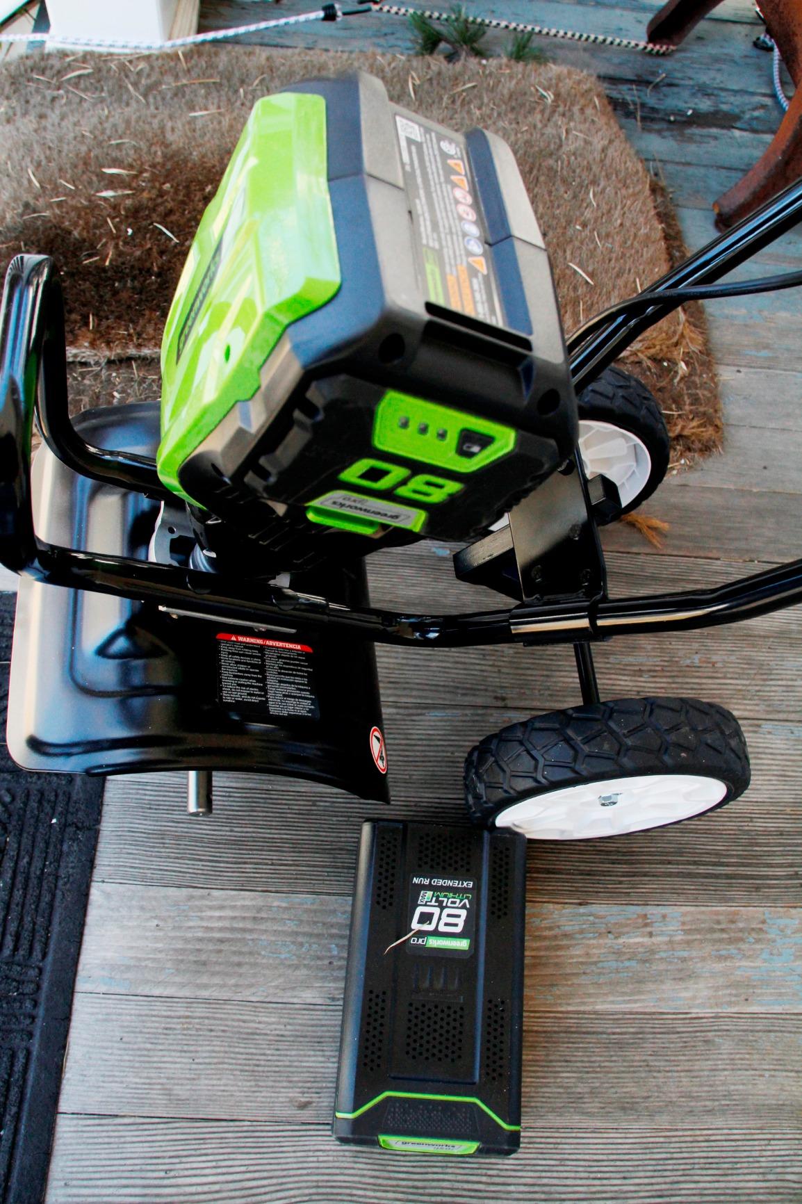 Greenworks Pro 80V 10 inch Cordless Tiller Cultivator, Tool Only, TL80L00 customer photo 1