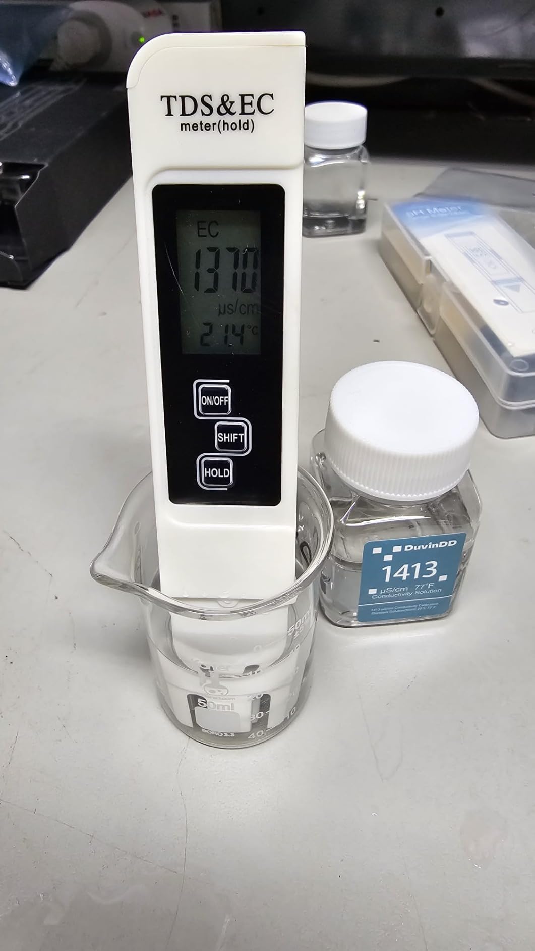 GuDoQi PH Meter, TDS Meter Combo, Pool Water Test Kit, PH Tester Digital, PPM Meter, 0.01 Resolution TDS PH EC Temperature 4 in 1 Set for Drinking Water, Hydroponics, RO System, Aquarium, Swimming customer photo 1