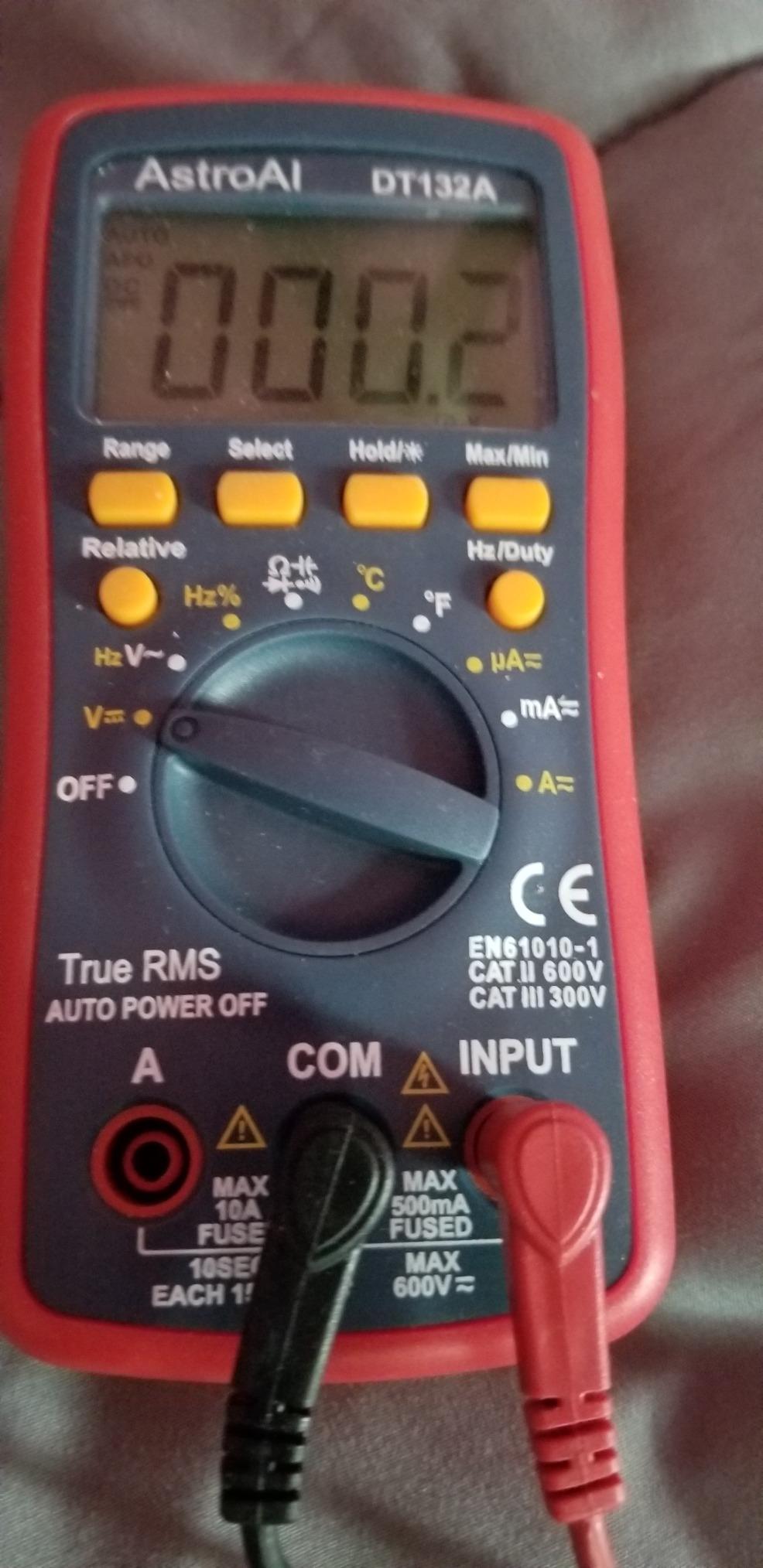 AstroAI Digital Multimeter, TRMS 4000 Counts Volt Meter (Manual and Auto Ranging); Measures Voltage Tester, Current, Resistance, Continuity, Frequency; Tests Diodes, Temperature (Red) customer photo 2