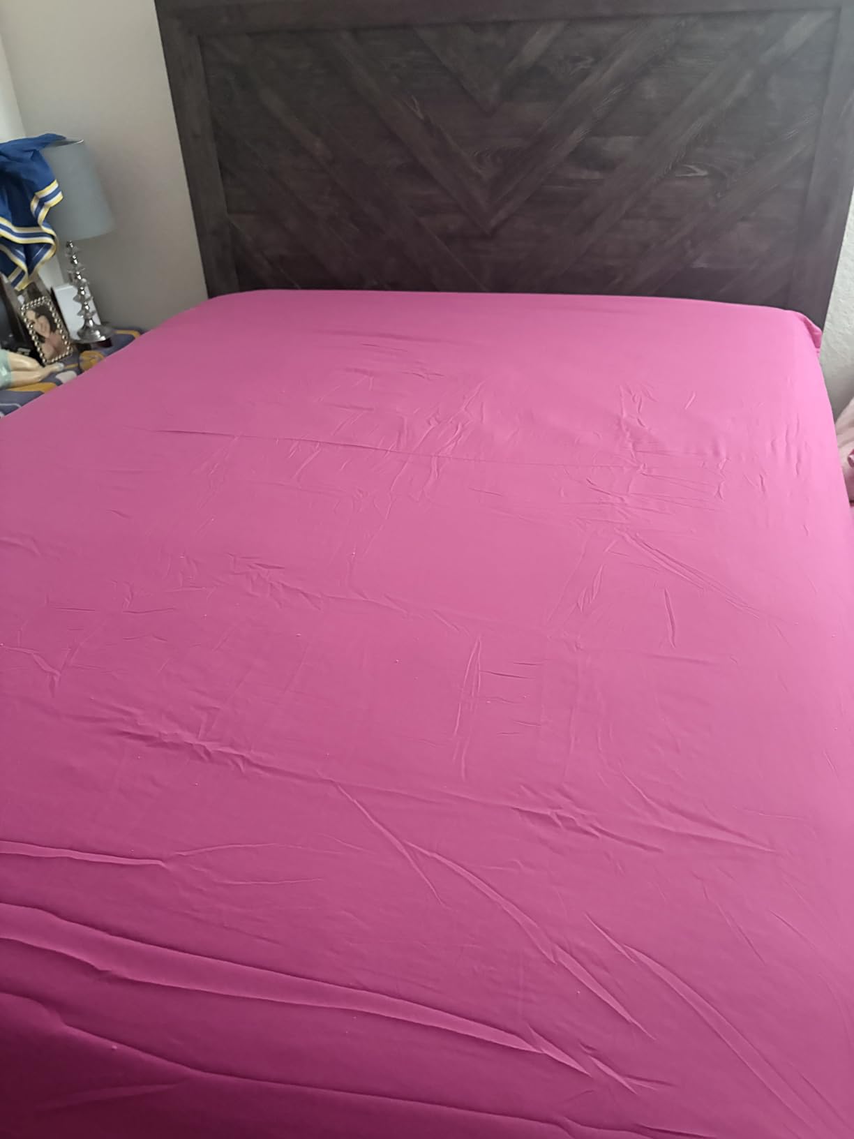 Elegant Comfort Luxurious 1500 Premium Hotel Quality Microfiber Three Line Embroidered Softest 4-Piece Bed Sheet Set, Wrinkle and Fade Resistant, King, Cream customer photo 1