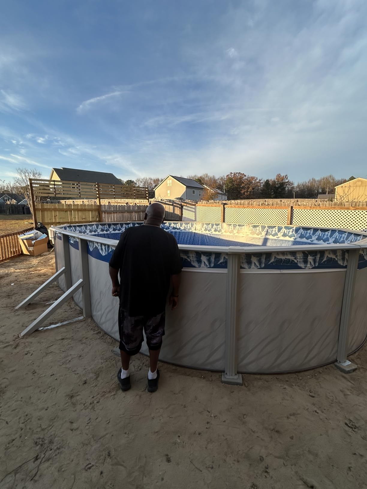 Lake Effect Pools 'Meadows' 27 ft Round Above Ground Swimming Pool customer photo 1