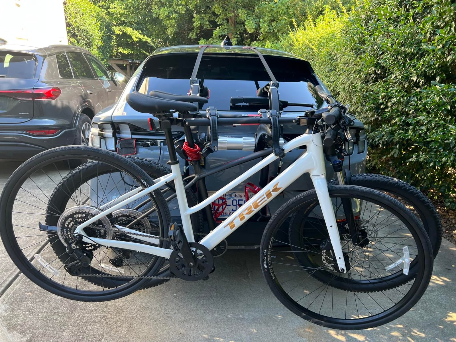 Saris Bones EX 3-Bike Trunk Rack Bicycle Carrier, Durable, Rust-Free, Anti-Sway Straps, Fits Most Vehicles, Made in USA, Arc-Based Design, 100% Recyclable Materials customer photo 2