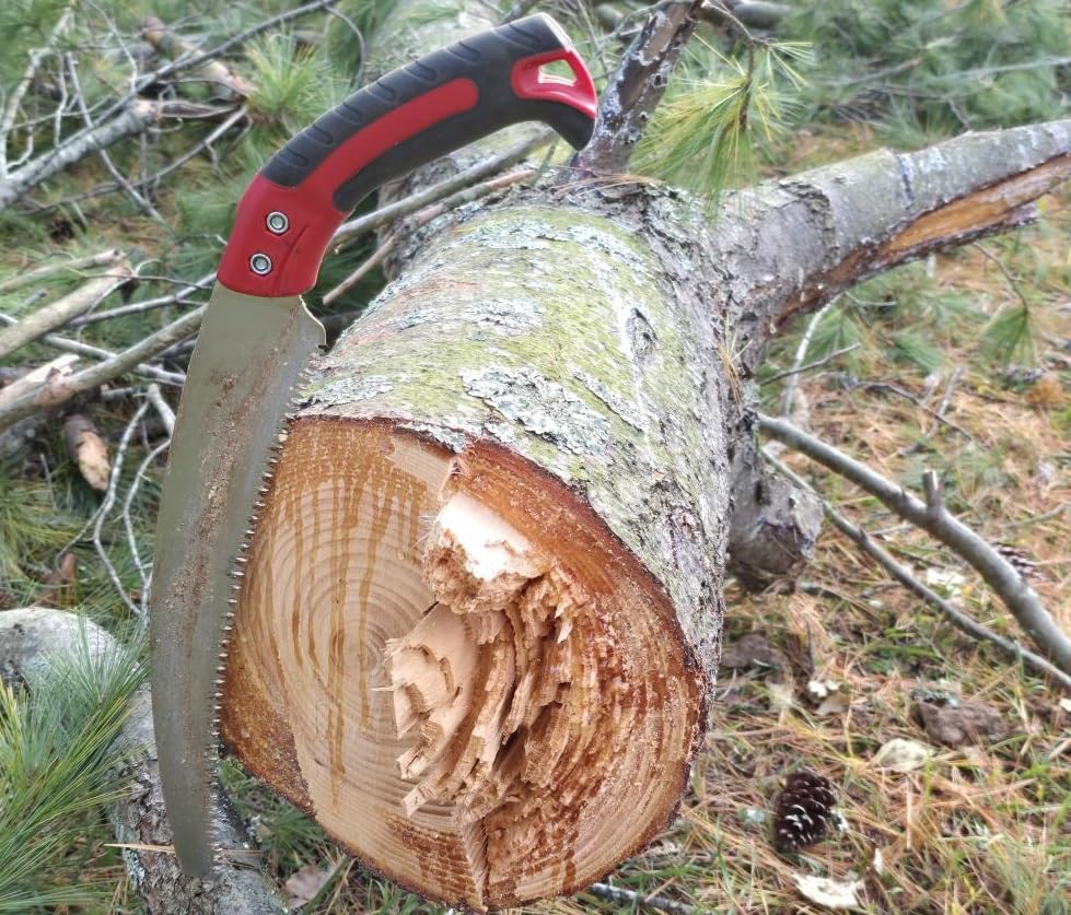 EZ Kut Kamikaze Saw Curved Blade with Scabbard - 19.3 Inch Heavy Duty Pruning - Carbon Hardened Steel Japanese Technology- Best Pruning Saw for Tree Trimming customer photo 2