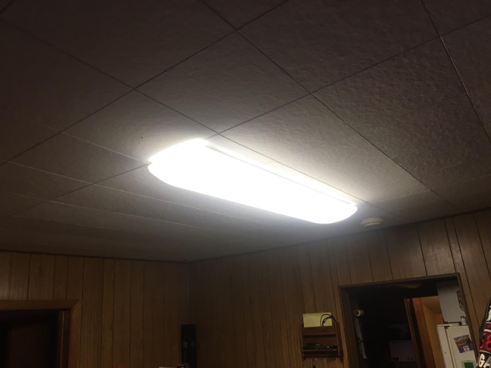 ANTLUX 4FT LED Flush Mount Puff Lights 60W, 6600 Lumens, 4000K Neutral White, 48 Inch Integrated Low Profile Flushmount Linear LED Cloud Ceiling Light Fixture for Kitchen, Laundry customer photo 1