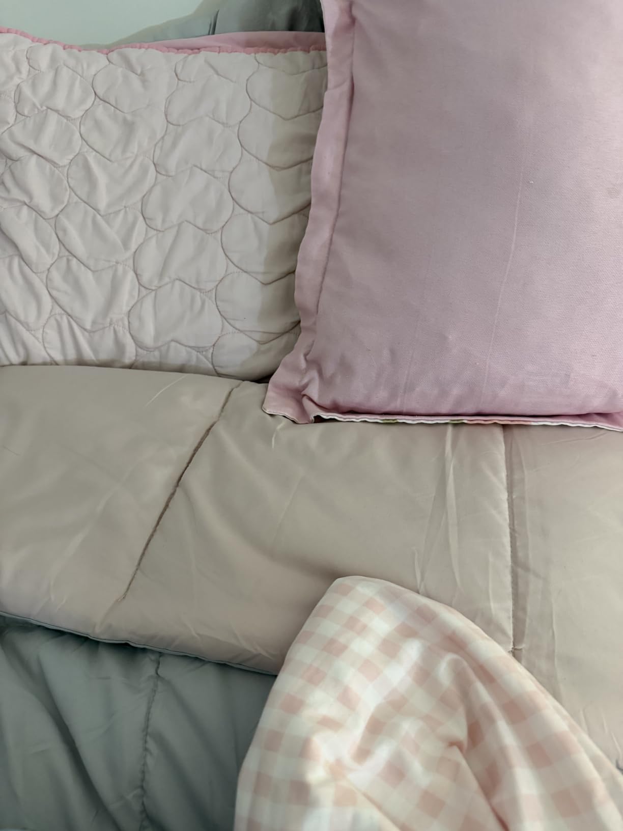 Down Alternative Comforter Blue/Grey Queen Size - All Season Duvet Insert customer photo 1