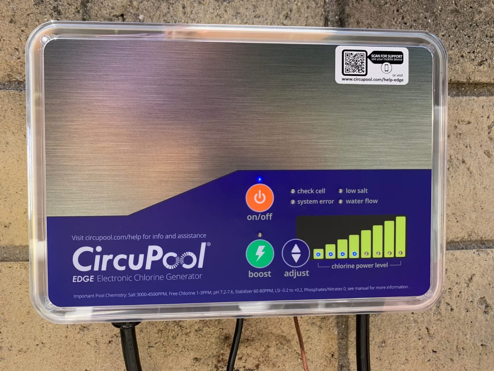 CircuPool EDGE40 Salt Chlorine Generator | USA-Made | 40,000 gal Max customer photo 1
