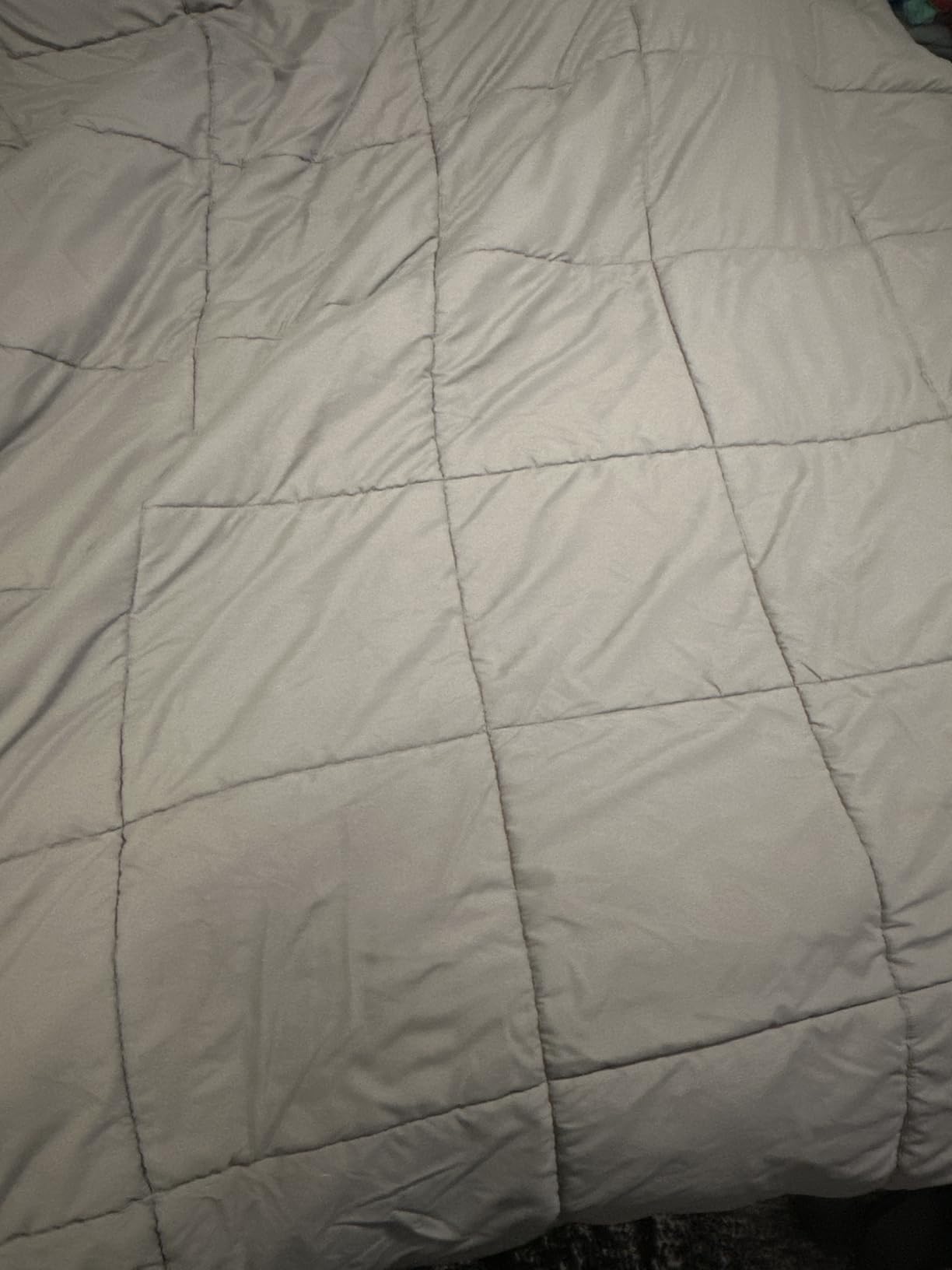 DOWNCOOL Comforters Queen Size, White Duvet Insert, Lightweight Quilt customer photo 2