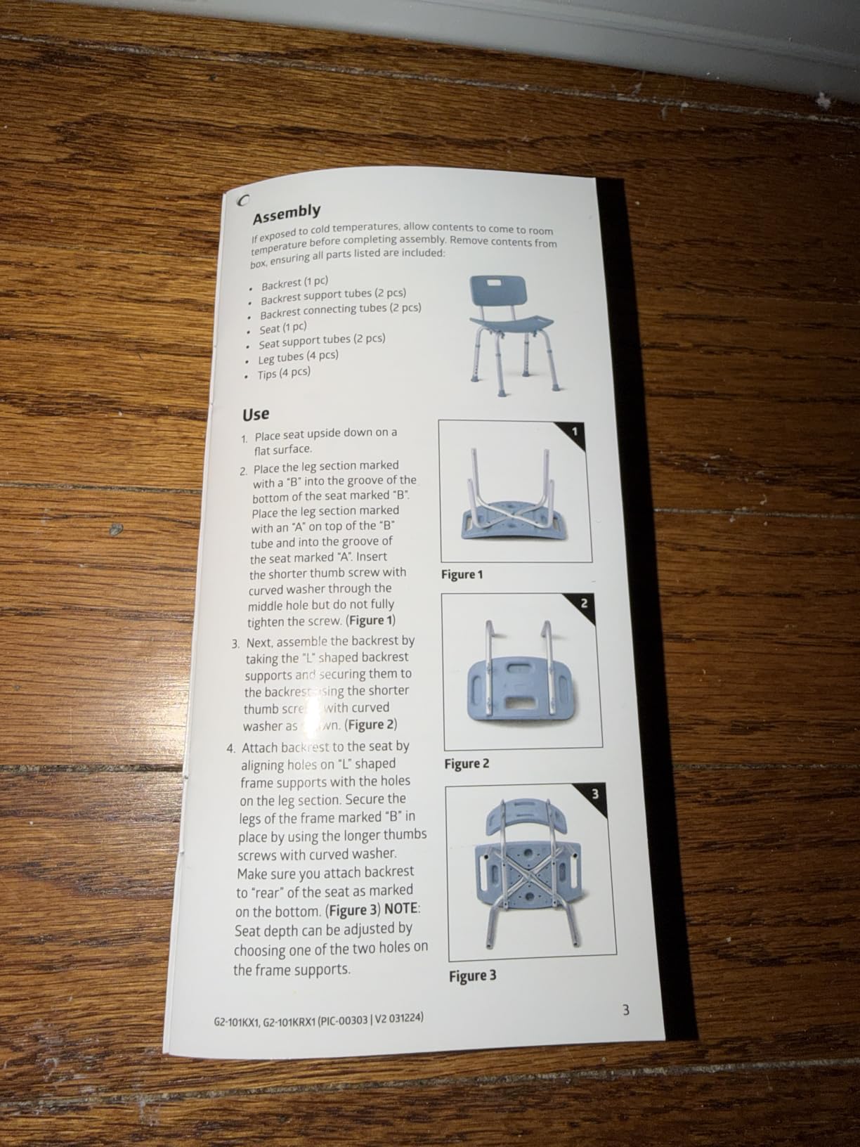 Medline Bath Chair, Bench, Seat, Stool for Disabled, Seniors & Elderly Bathroom Transfer Inside Shower/Tub/Bathtub – 400 Lbs. Capacity, Gray customer photo 1