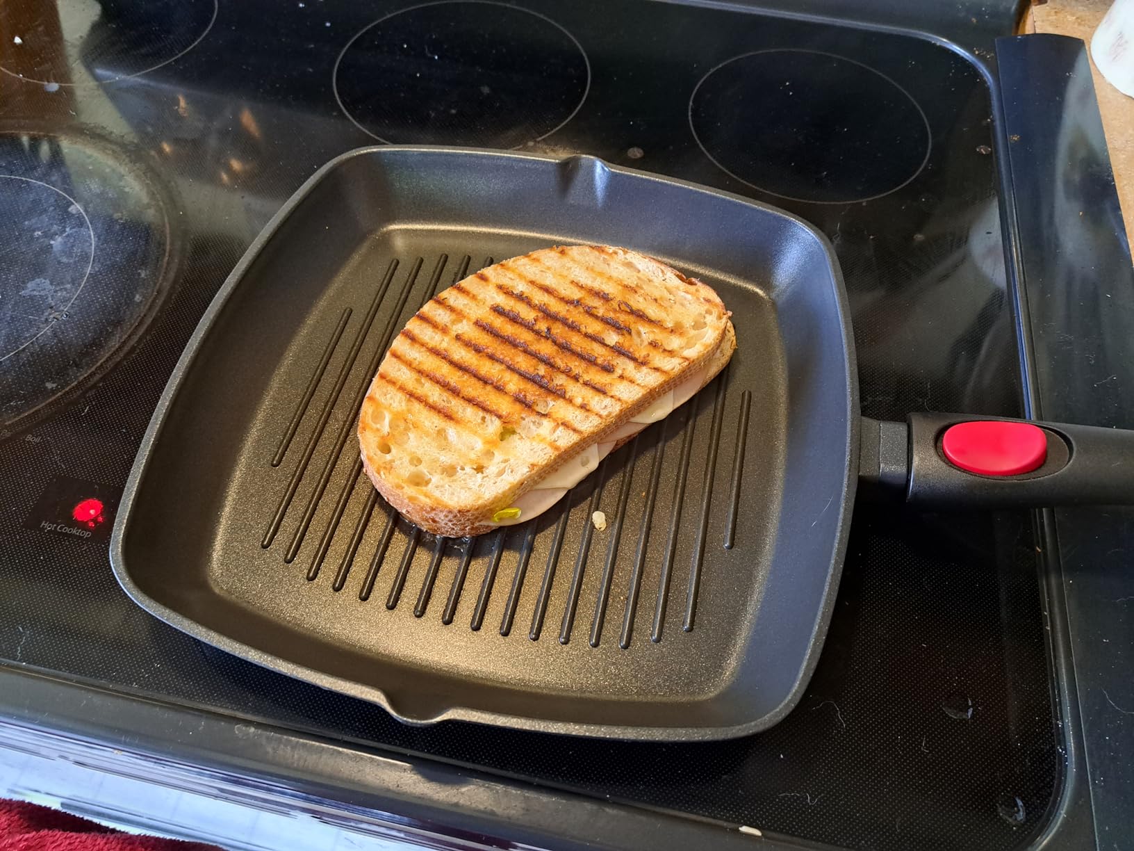 Moss & Stone Grill Pan for Indoor Cooking 11Inch Nonstick Square Grill Pan customer photo 1