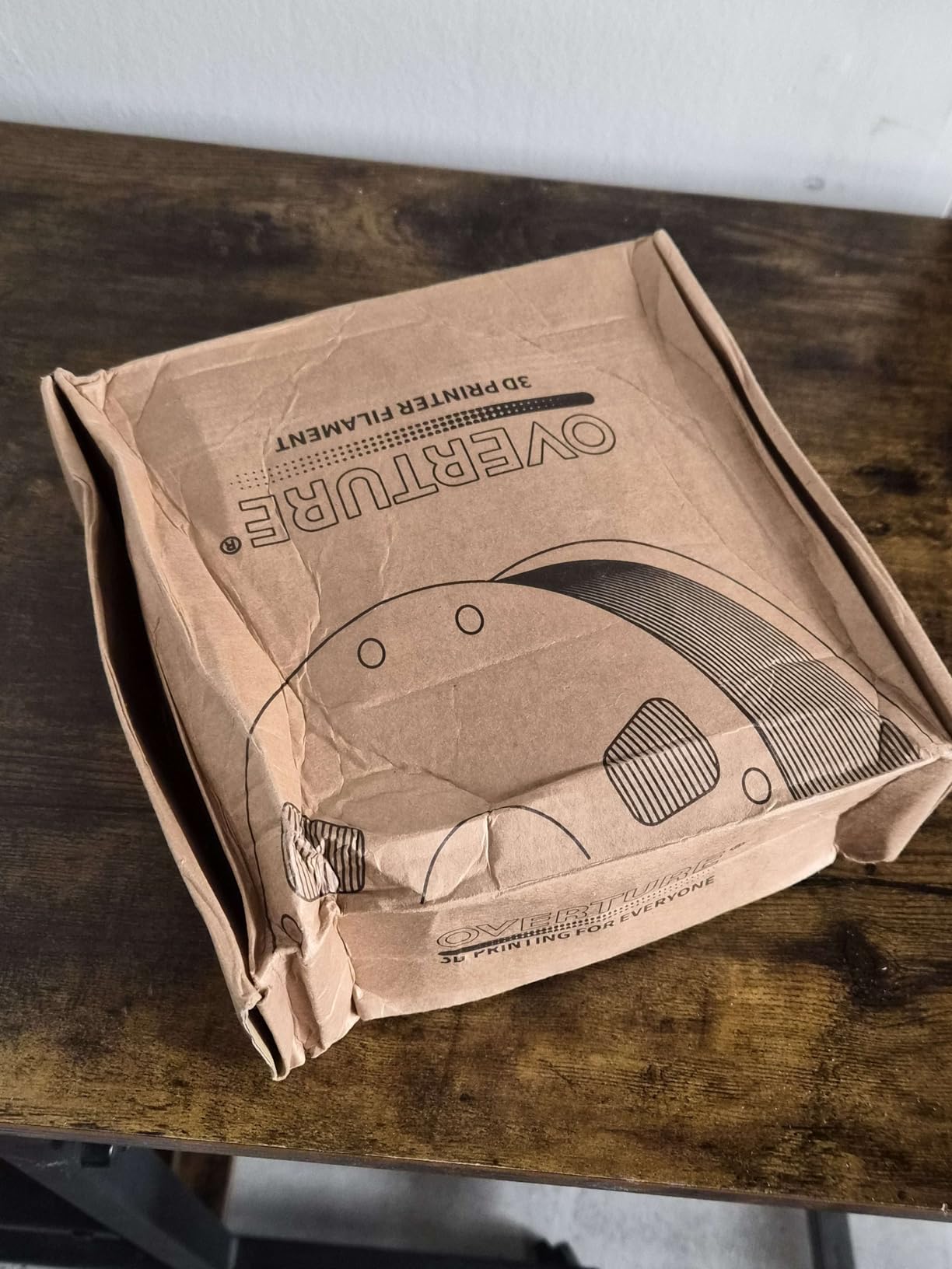 OVERTURE Matte PLA Filament 1.75mm, 1kg Matte Light Brown customer photo 2