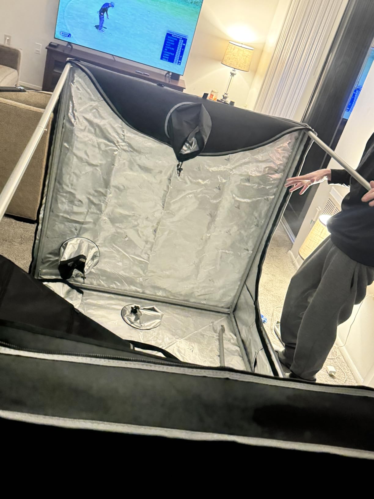 AC Infinity CLOUDLAB 844, Advance Grow Tent 4x4, Thickest Poles & Mylar customer photo 2