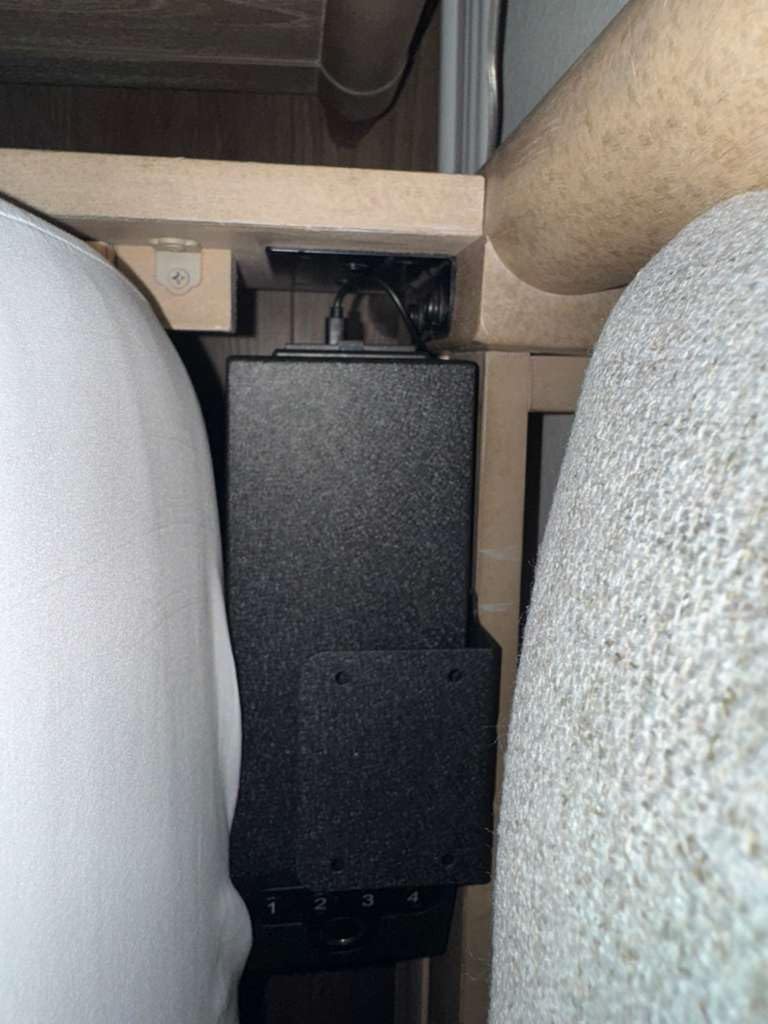 Biometric Slider Handgun Gun Safe for Nightstand, Desk, Bed Side, Truck customer photo 1