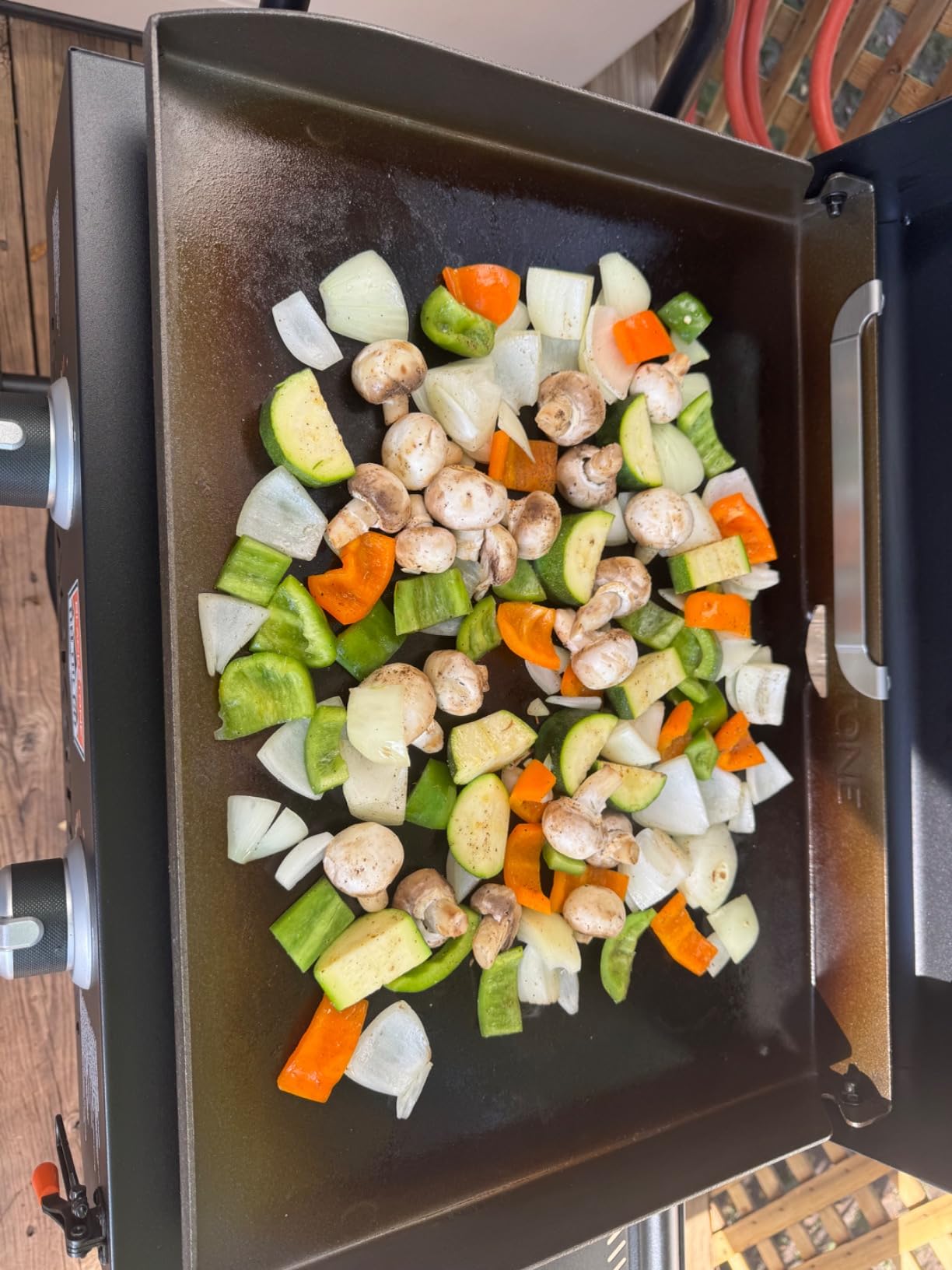 BLACKSTONE 22” On The Go Scissor-Leg Griddle with Two Burners -Stainless Steel Gas Griddle with Hood, Wheels, Side Shelf –Heavy Duty Outdoor Stainless Steel Griddle for Backyard, Patio Camping –1935 customer photo 2