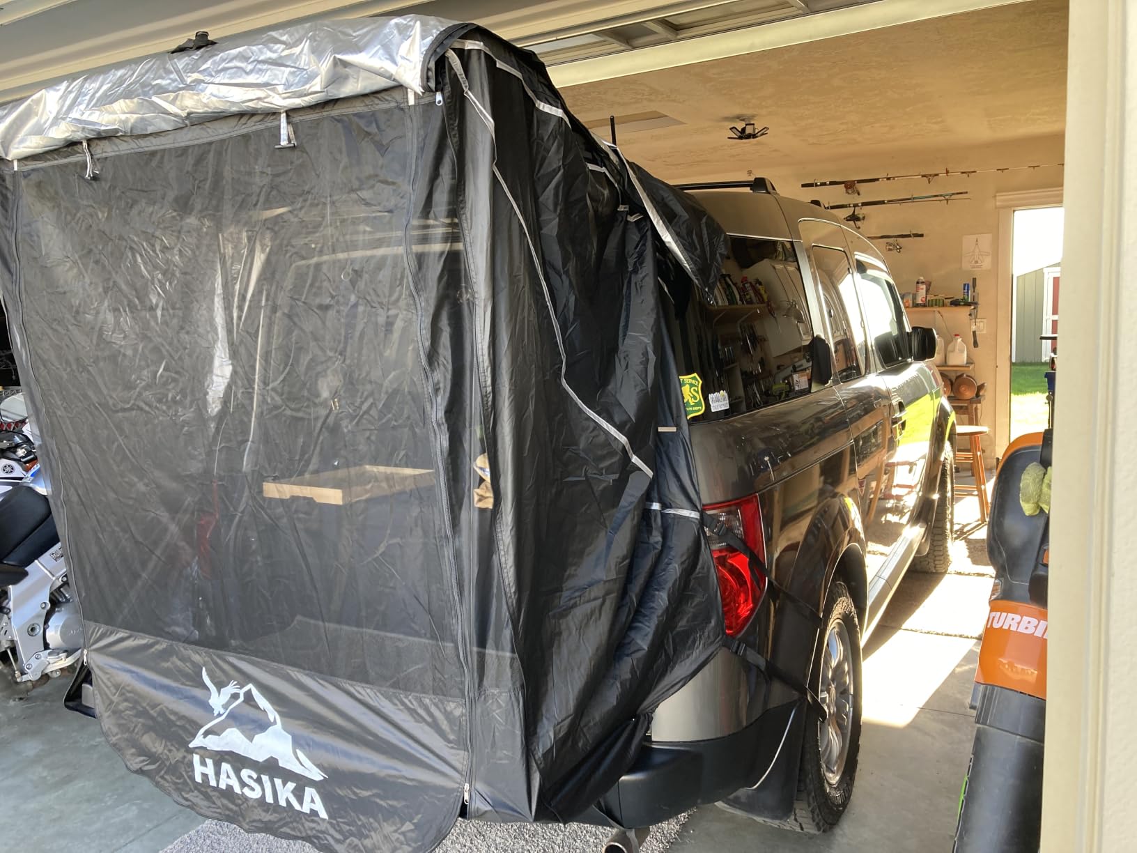 HASIKA SUV Tailgate Tent, 2-Person Car Camping Awning customer photo 2