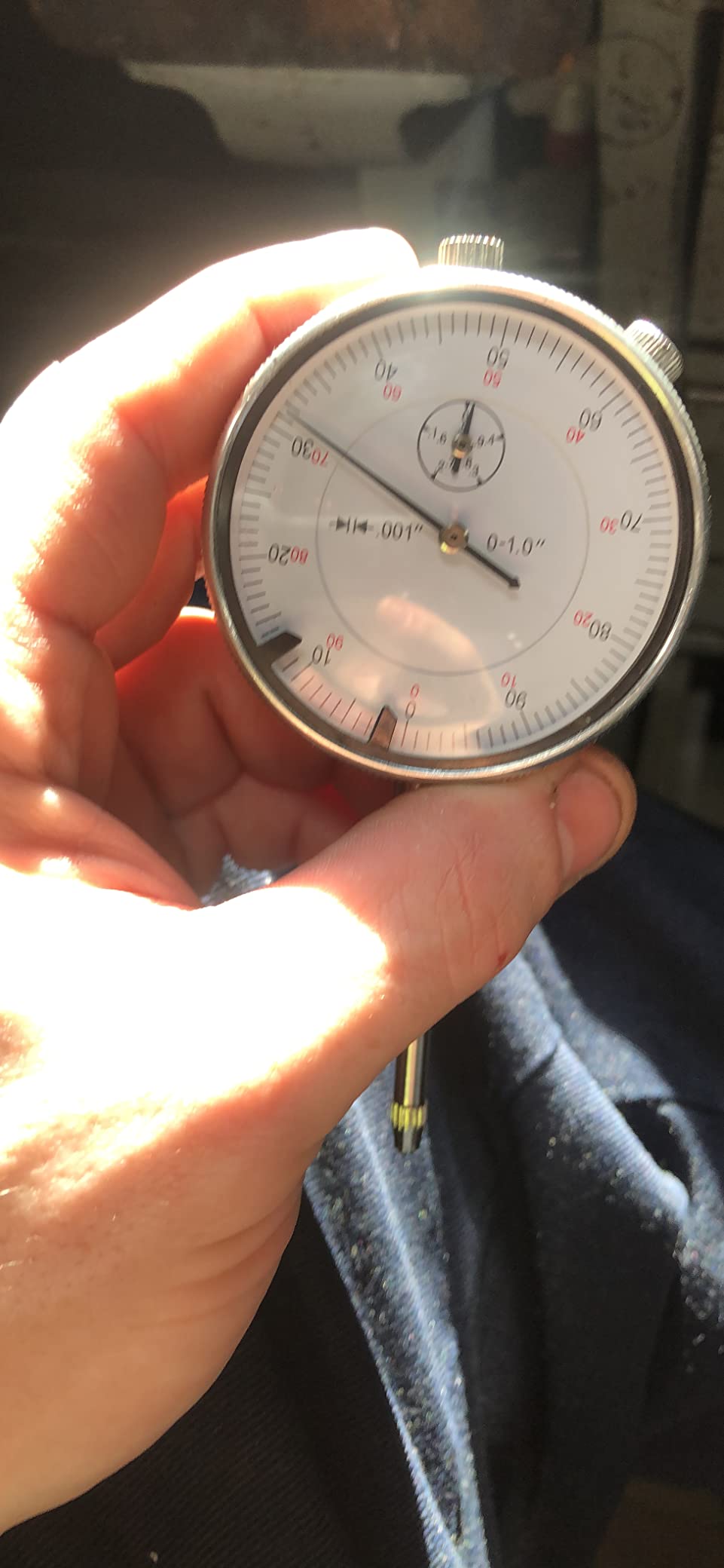 Dial Indicator with Magnetic Base 0-1.0