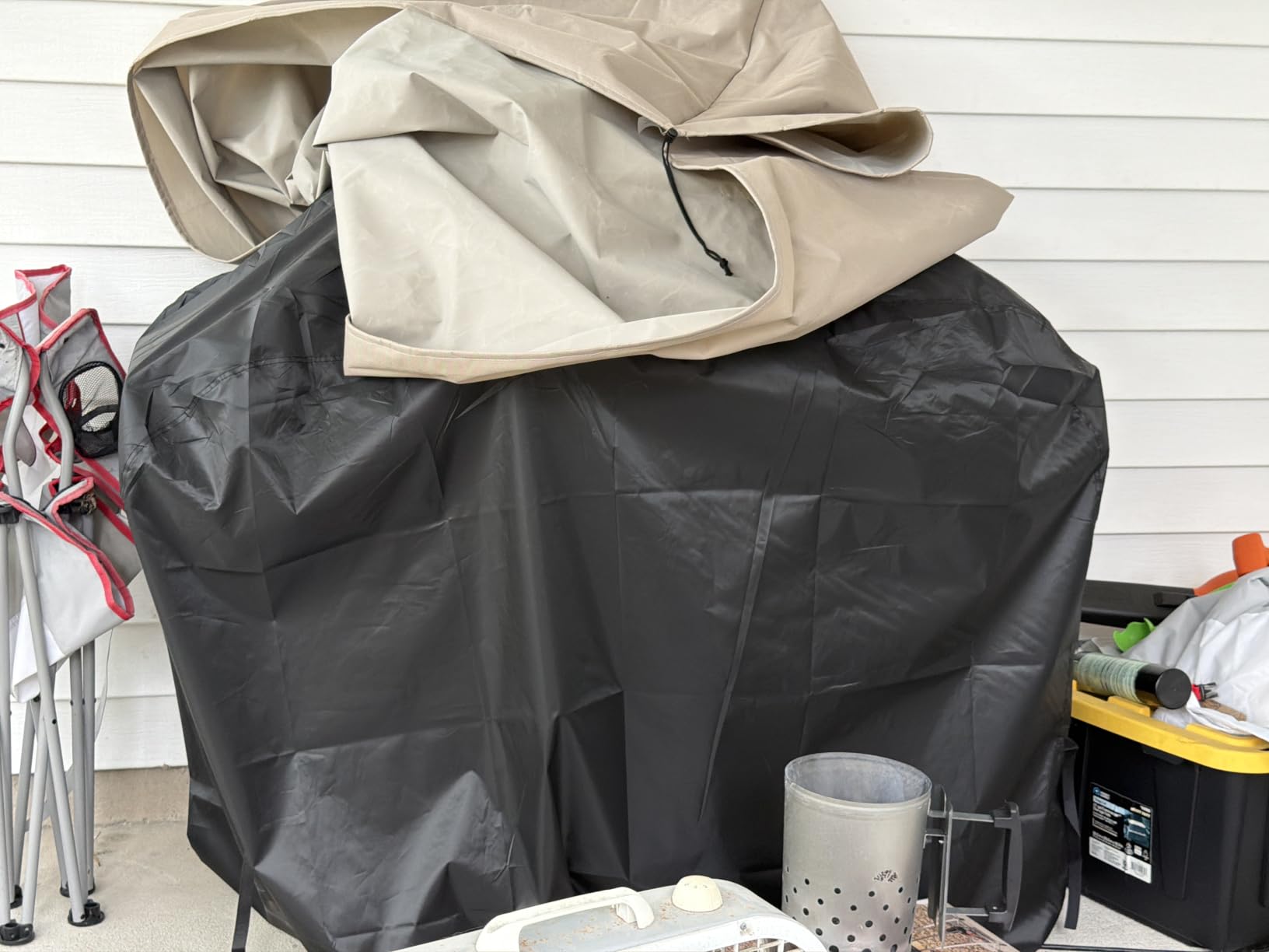Aoretic Grill Cover, 58 inch BBQ Gas Grill Cover for Outdoor Grill, Charbroil Grill Cover Barbecue Waterproof, Anti-UV for Weber Char-Broil Monument, Dyna-glo Nexgrill Spun Polyester customer photo 2