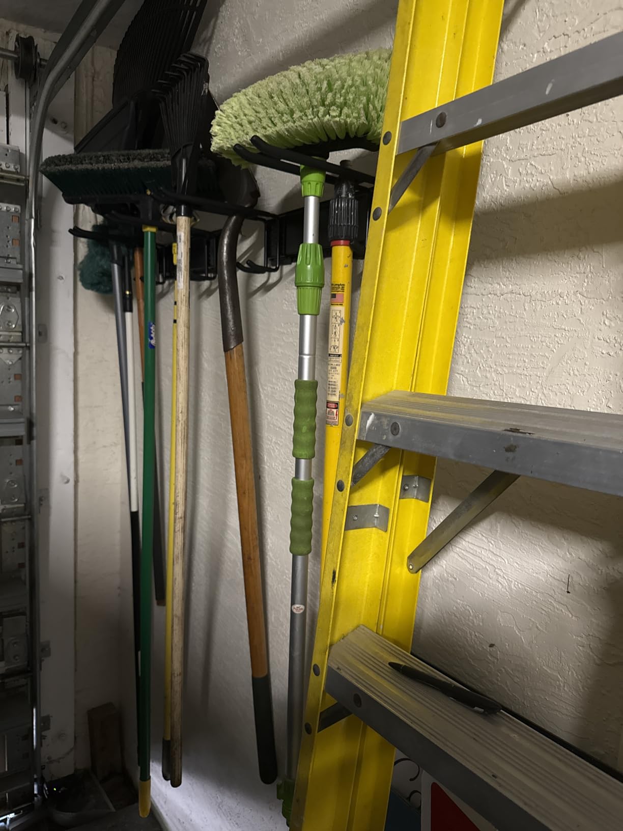 Aking Ace 48 Inch Garage Tool Organizer, Wall Mount 3 Racks 6 Hooks Storage customer photo 1