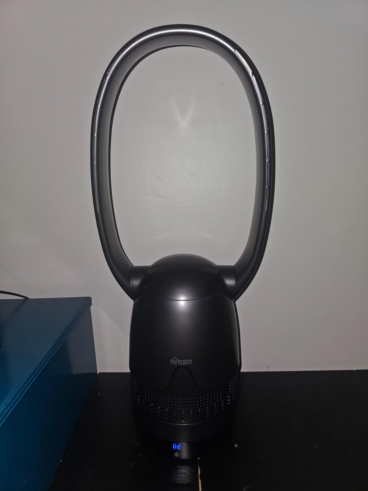 Mitcent Bladeless Tower Fan and Air Purifier in One 32-Inch, HEPA-filter, 8-Speed, Oscillating, Remote Control, 8H Sleep Timer, White(MT1005) customer photo 1