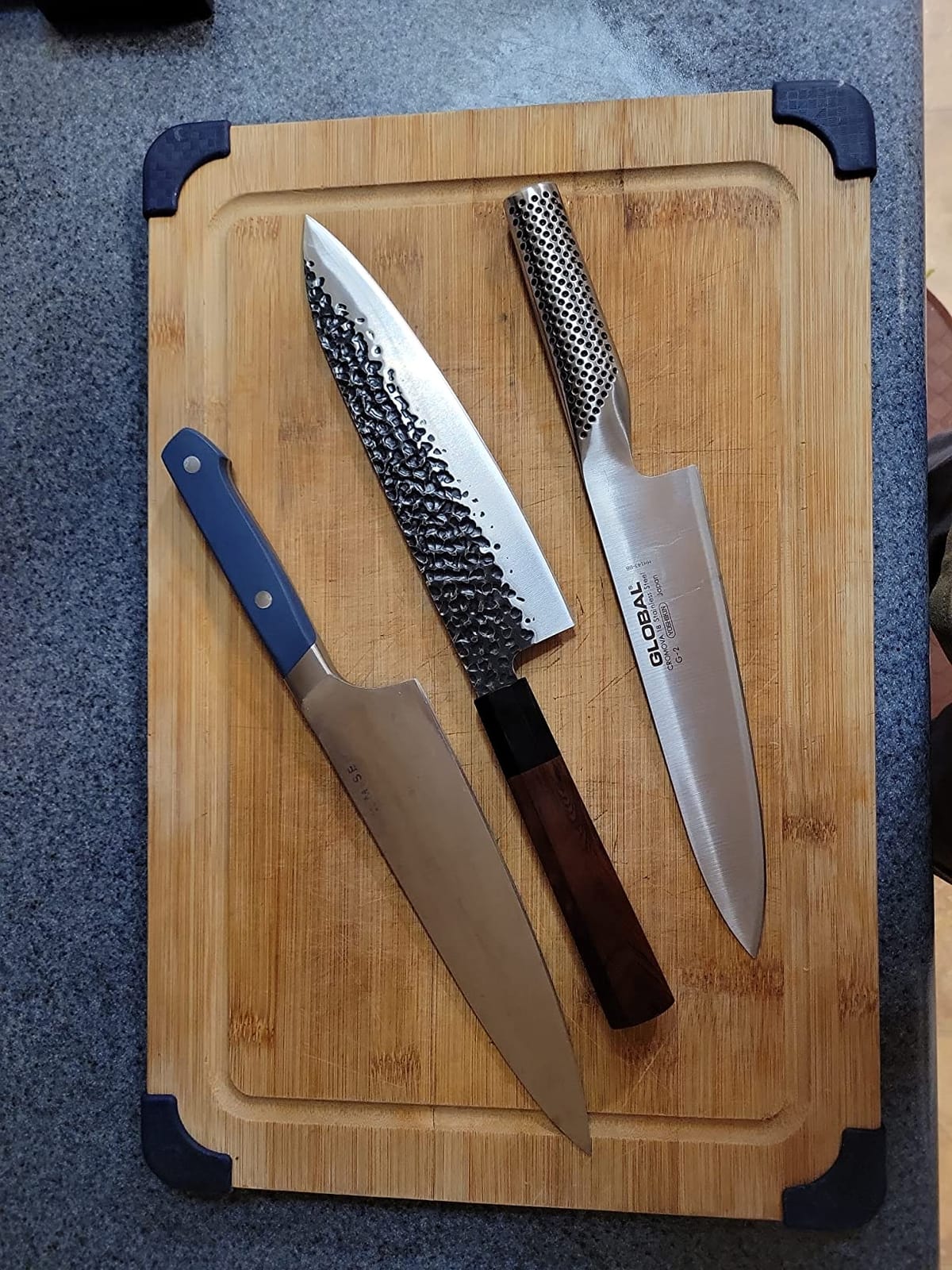 RASSE Japanese Chef Knife Gyuto Chef Knife - 8 Inch Professional Hand Forged Kitchen Knife High Carbon Japanese AUS-8 Stainless Steel Knife with Rosewood Handle & Gift Box customer photo 1