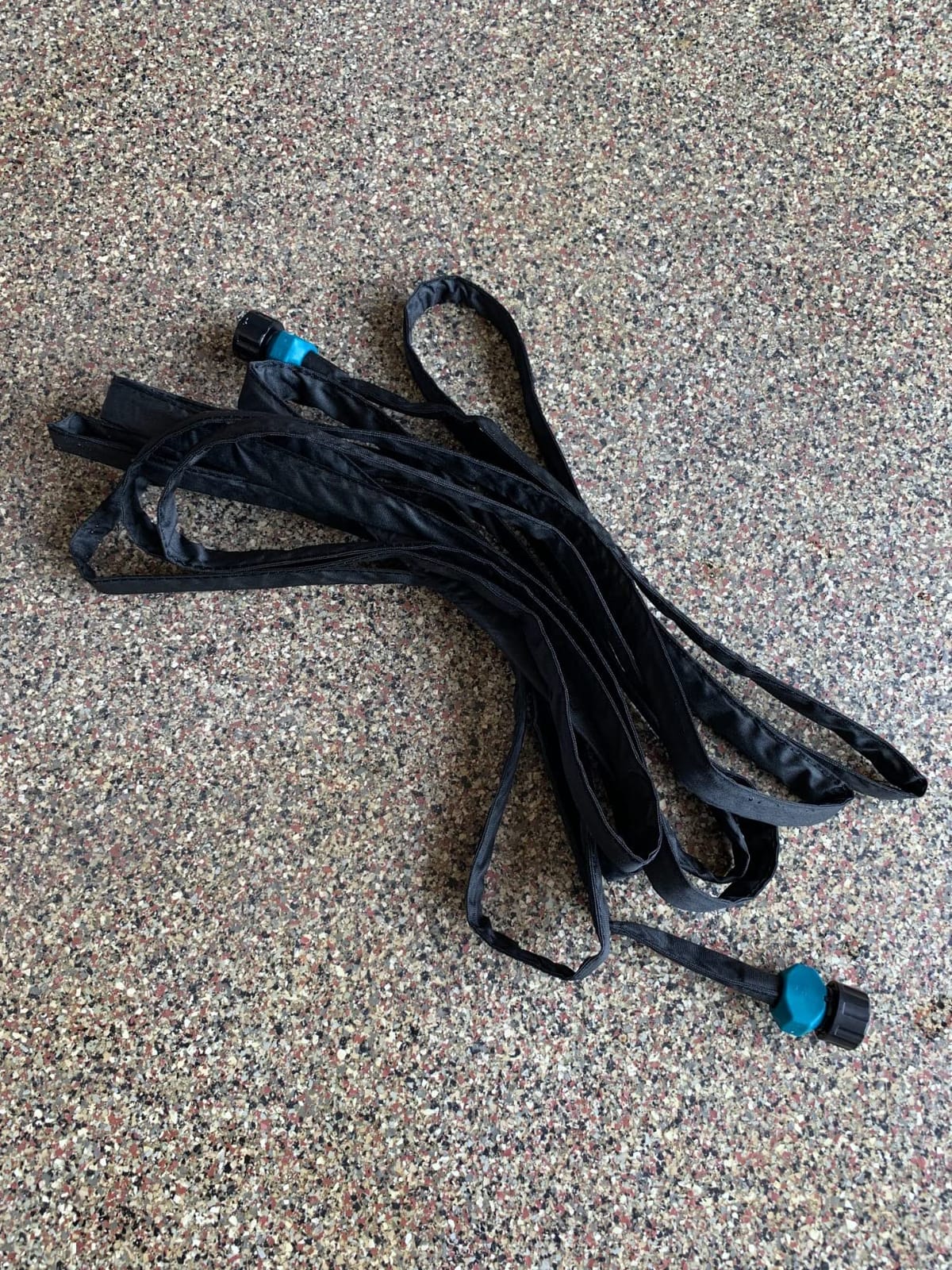 Hlinker Flat Soaker Hose 50 FT for Garden Beds, 50Ft 1/2