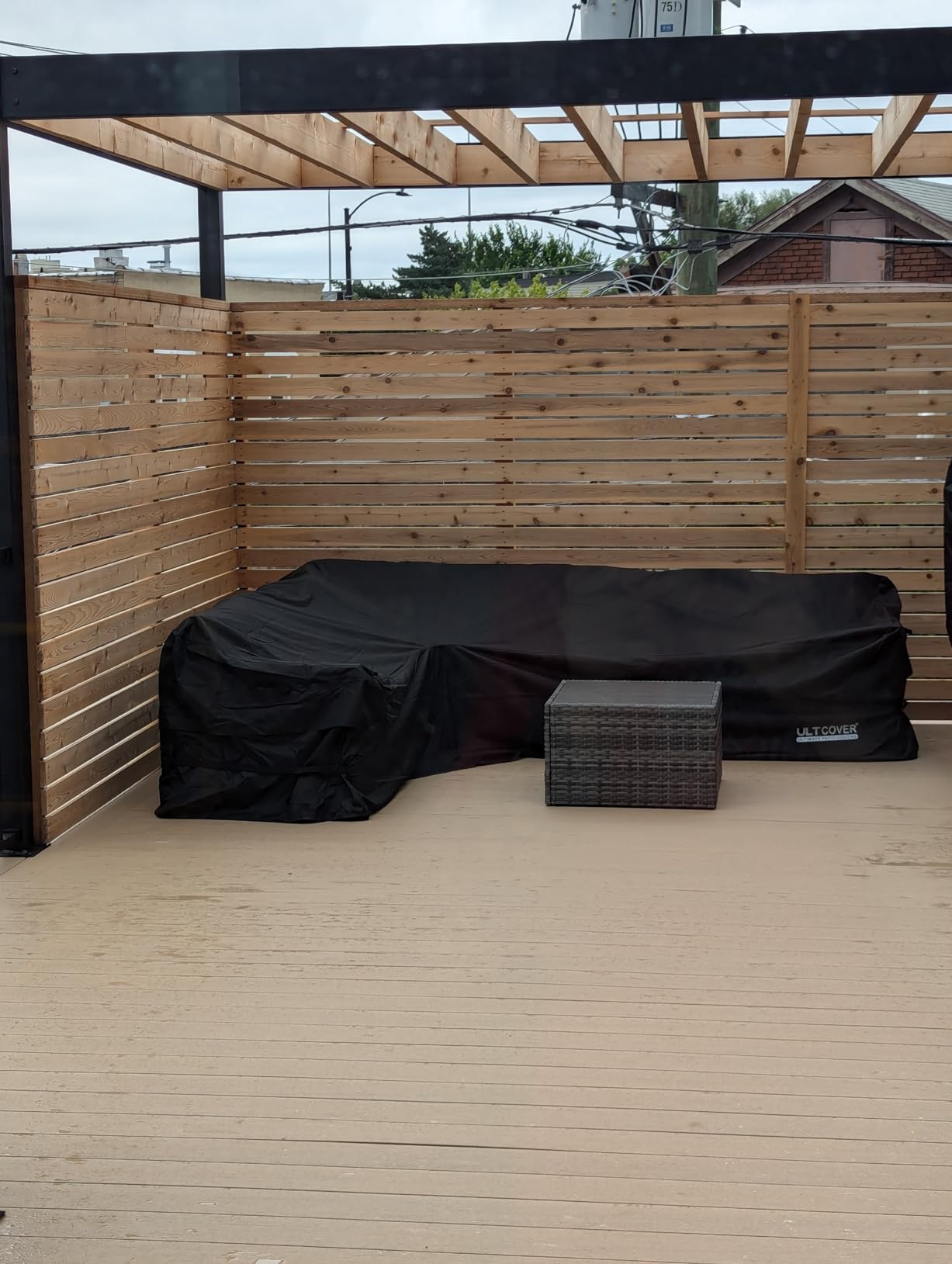 ULTCOVER Waterproof Patio 6-Seater L-Shaped Left Facing Sofa Cover customer photo 1