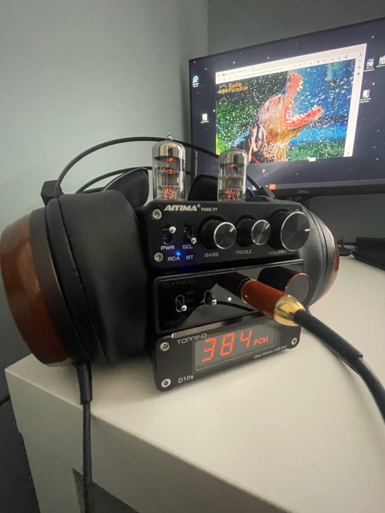 TOPPING L30II NFCA Linear Headphone Amp - 6.35mm Jack 3.5mm Adaptor RCA Input and Output 37Vpp high Output Voltage Mini HiFi Amp Audio Hi-Res Preamplifier (Silver) customer photo 2